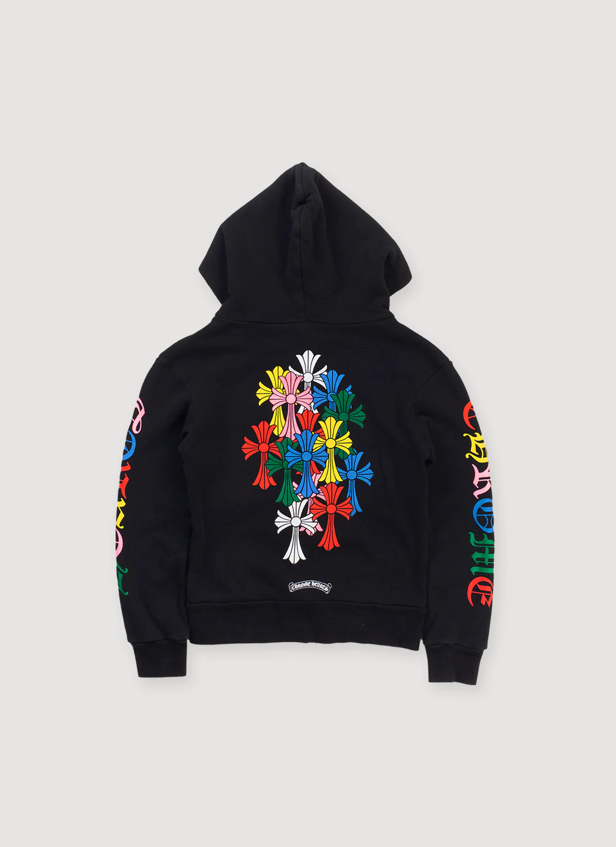 Chrome Hearts Multicolor Cemetery Cross Zip Up Sweatshirt Black [Kids] (Pre-Owned) - Image 2