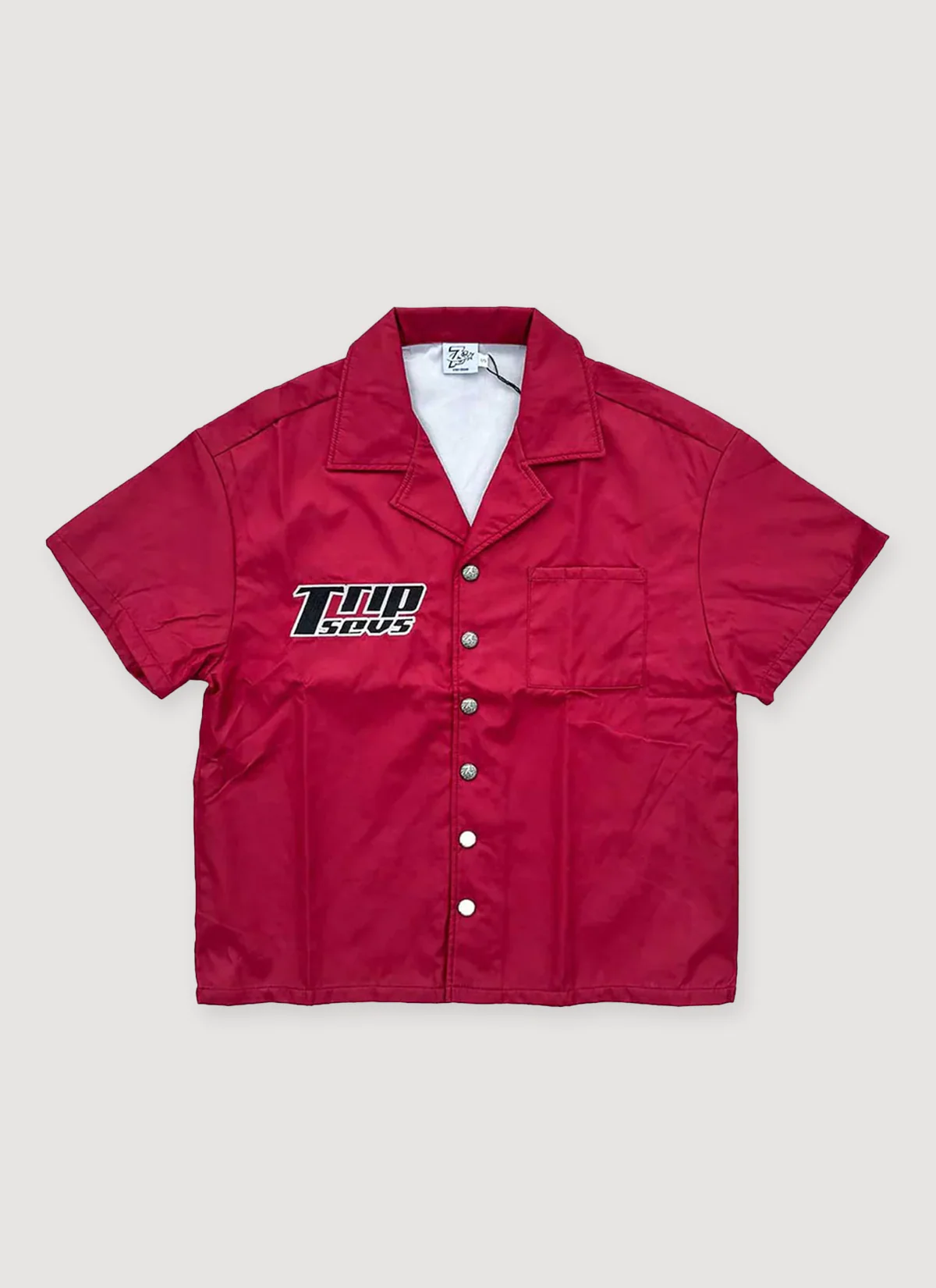 Triple Sevens Nylon Button Up Shirt - Image 4