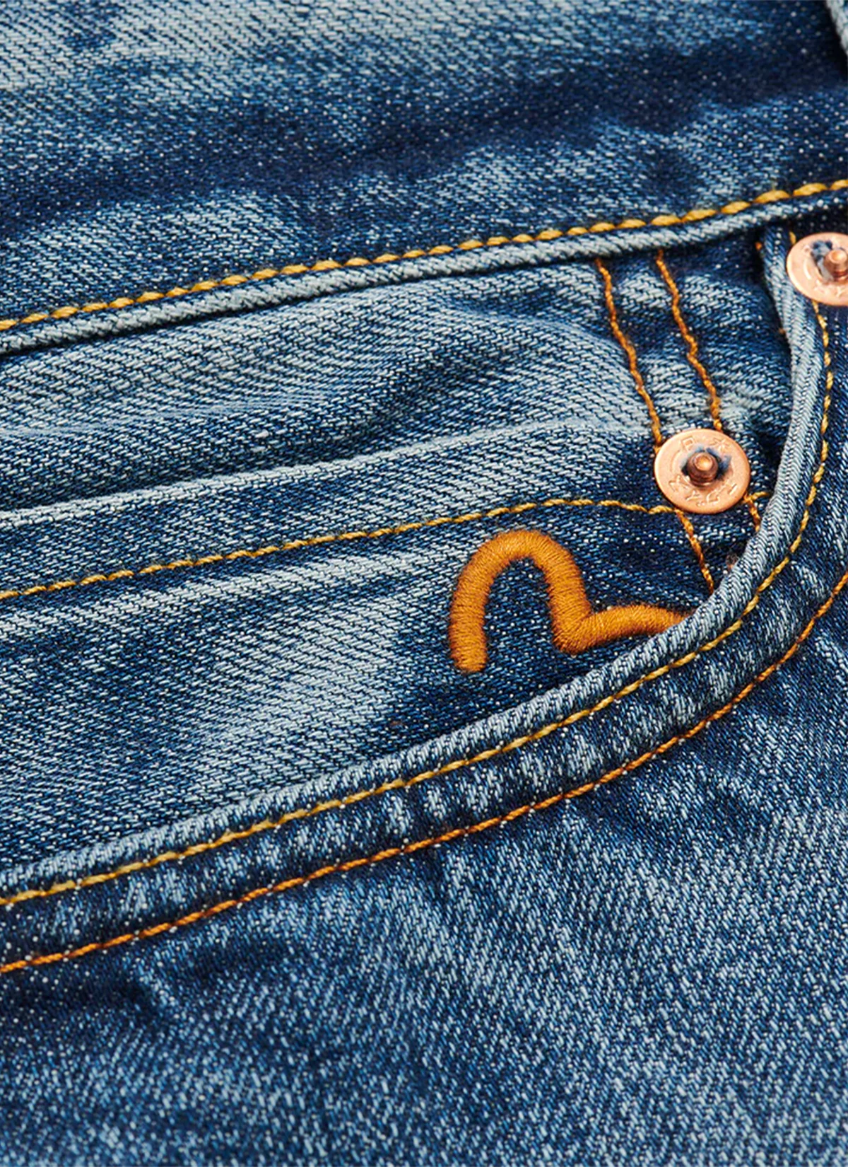 Palace Evisu Dice Denim Jeans Light Wash - Image 4