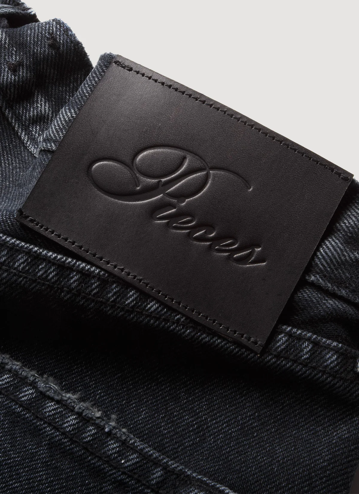 Pieces Alexander Denim Washed Black - Image 4