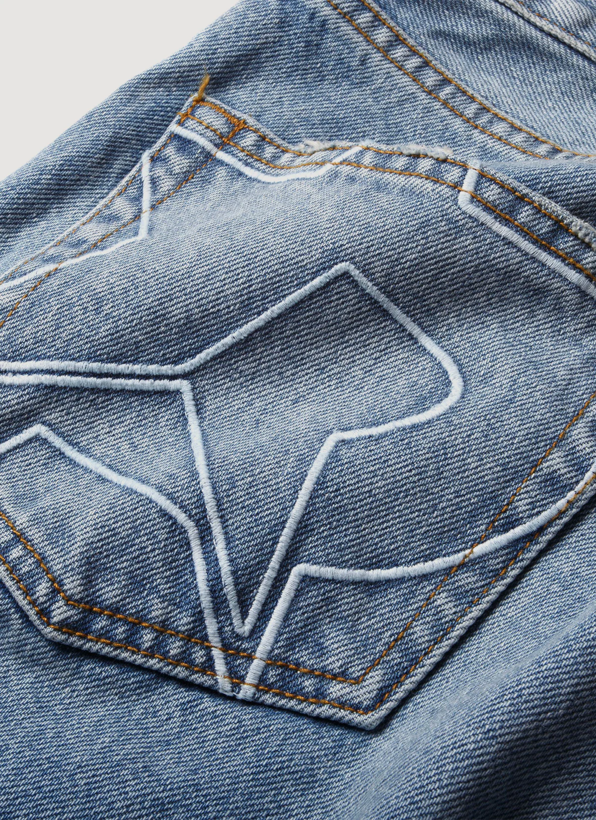Pieces Alexander Denim Washed Indigo - Image 3