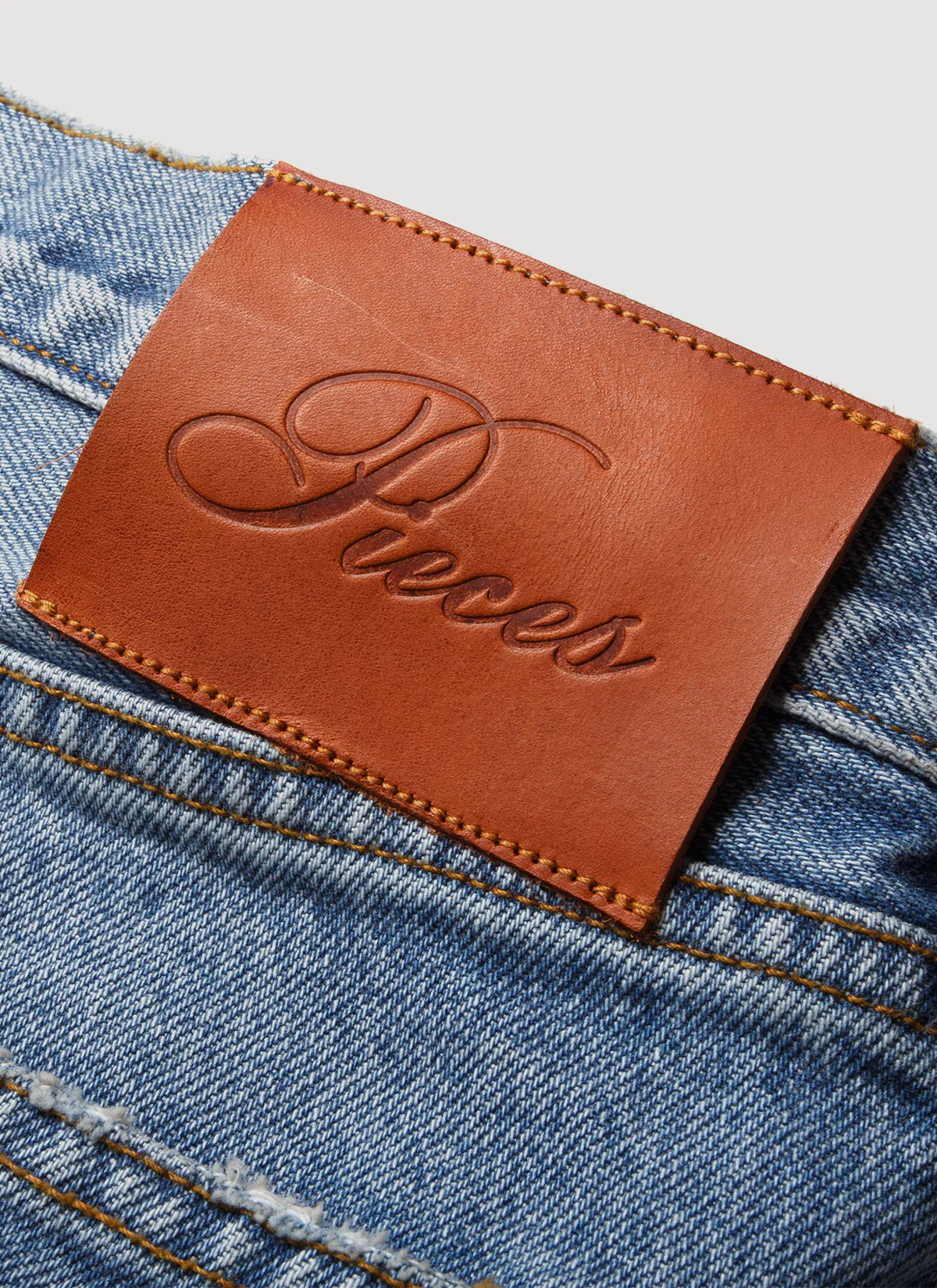 Pieces Alexander Denim Washed Indigo - Image 4