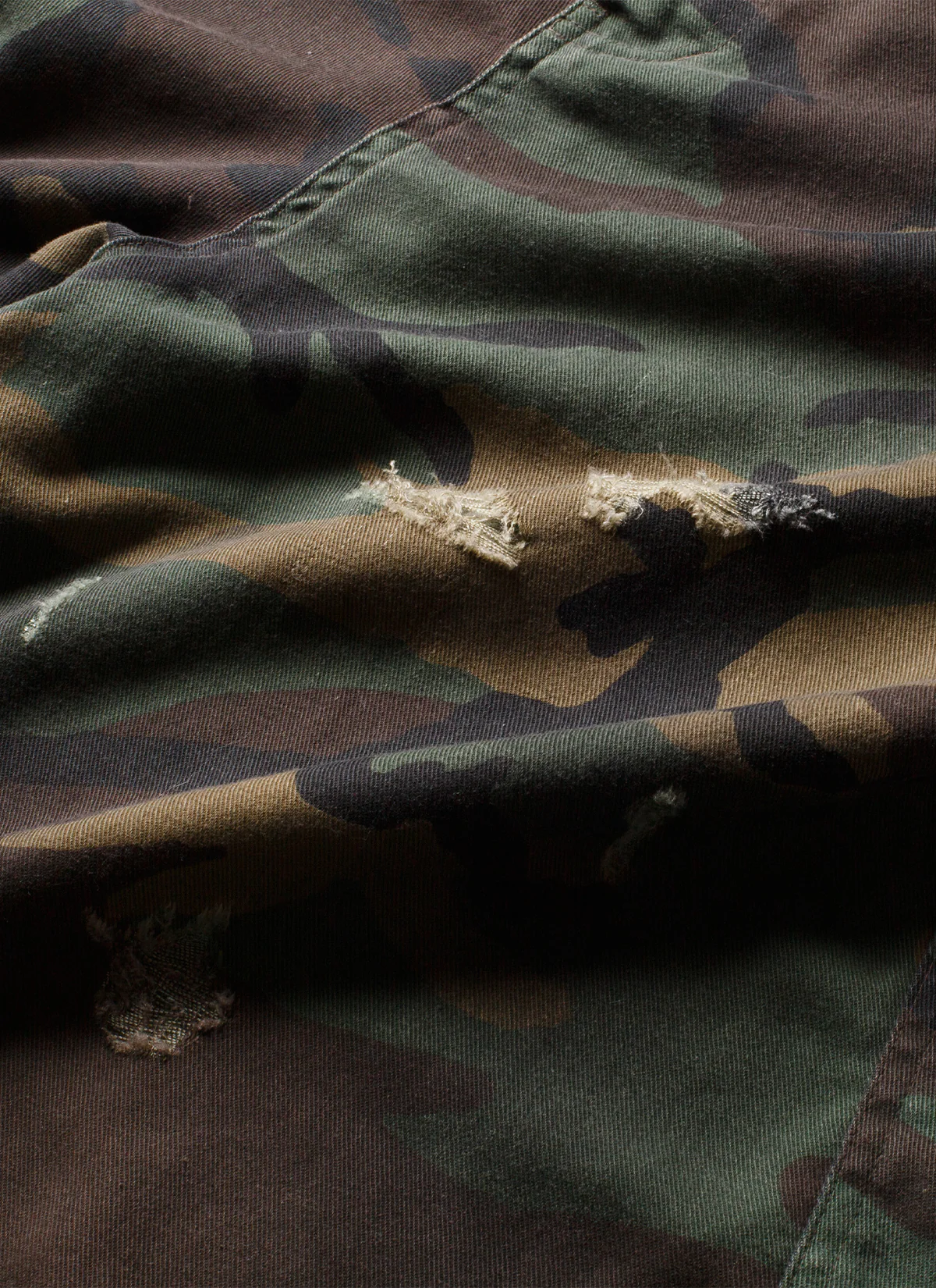 Pieces Back Pleat Shorts Dirty Camo - Image 4