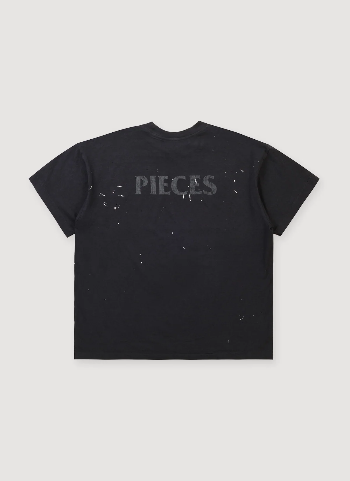 Pieces F***ed Tee Vintage Black - Image 2