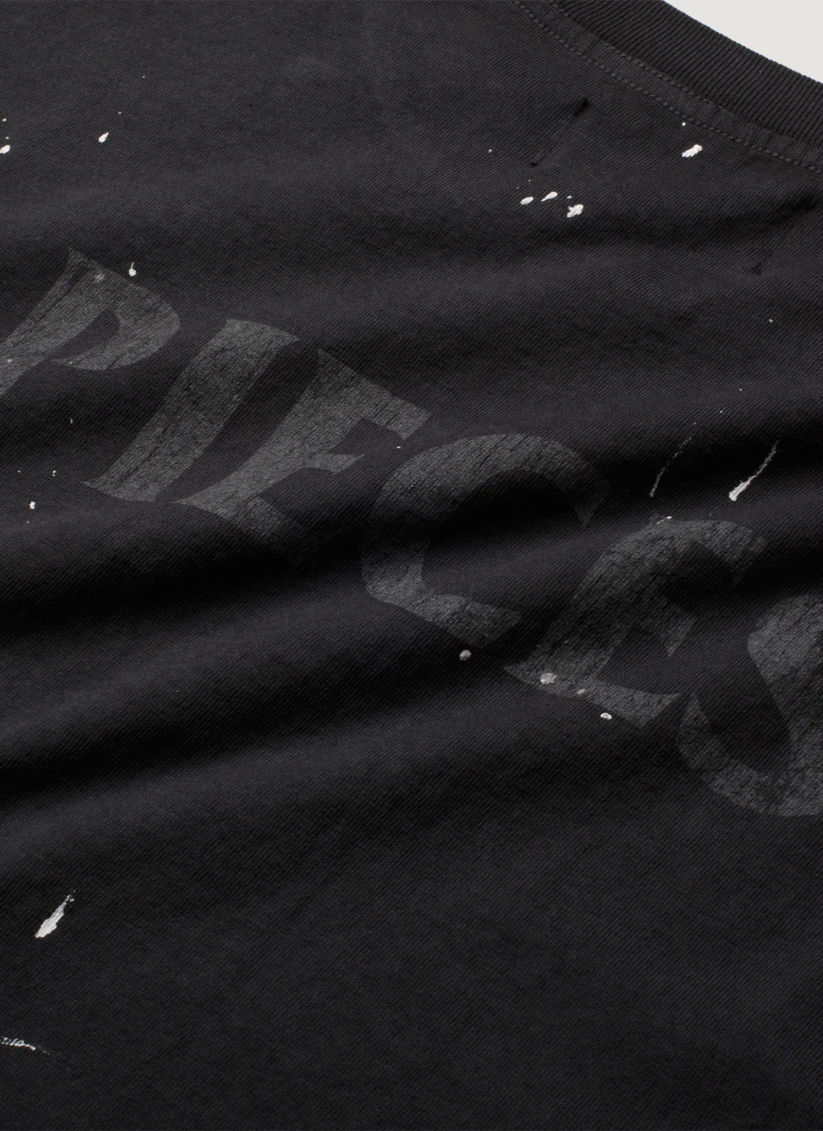 Pieces F***ed Tee Vintage Black - Image 4