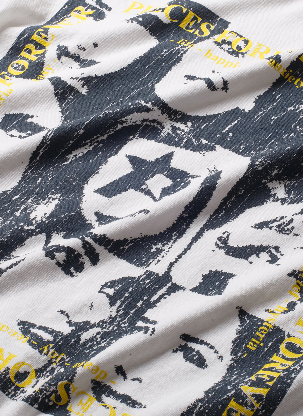 Pieces Faces Tee Bone - Image 3