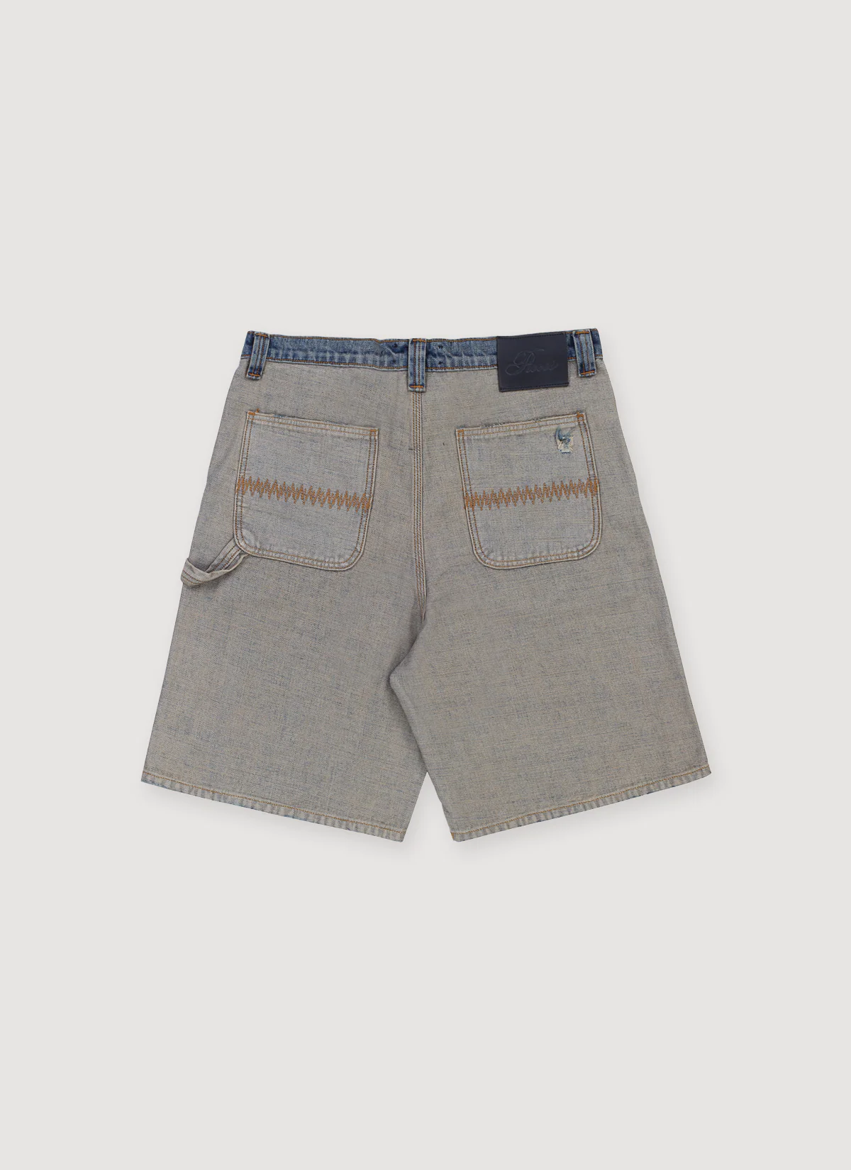 Pieces Harvey Split Carpenter Denim Shorts - Image 2