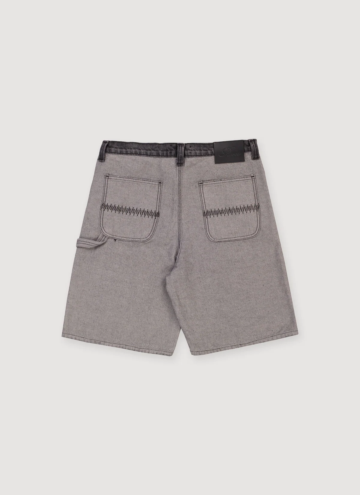 Pieces Harvey Split Carpenter Denim Shorts - Image 4