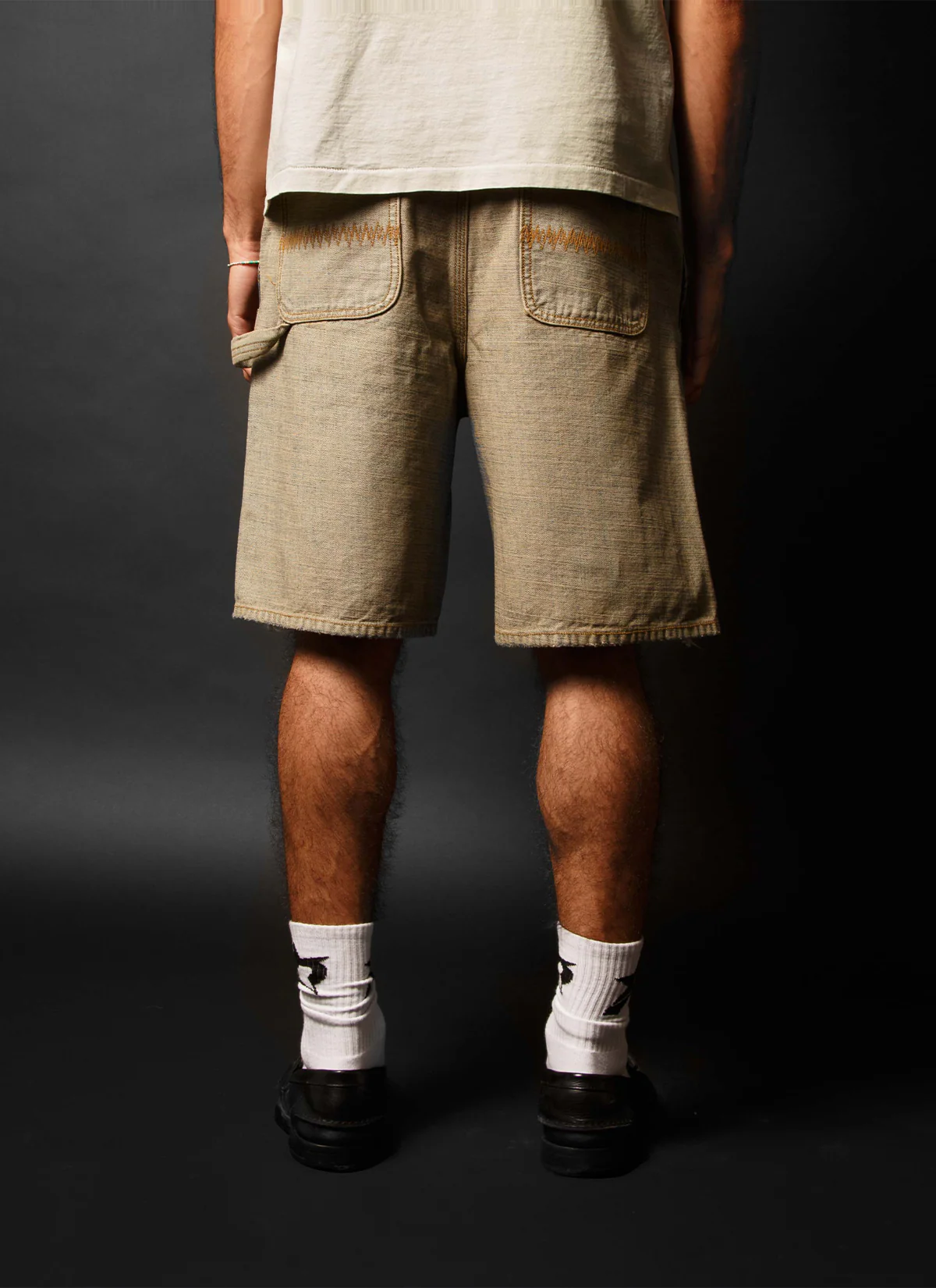 Pieces Harvey Split Carpenter Denim Shorts - Image 6