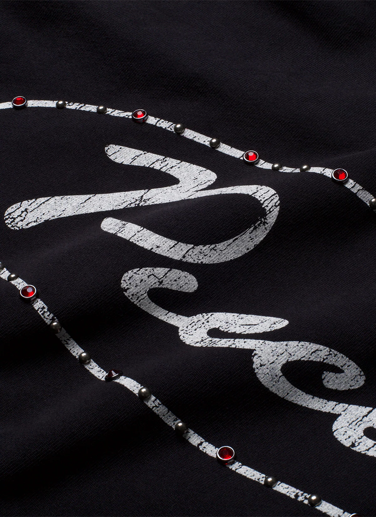 Pieces Jeweled Sweatshirt Black - Image 5