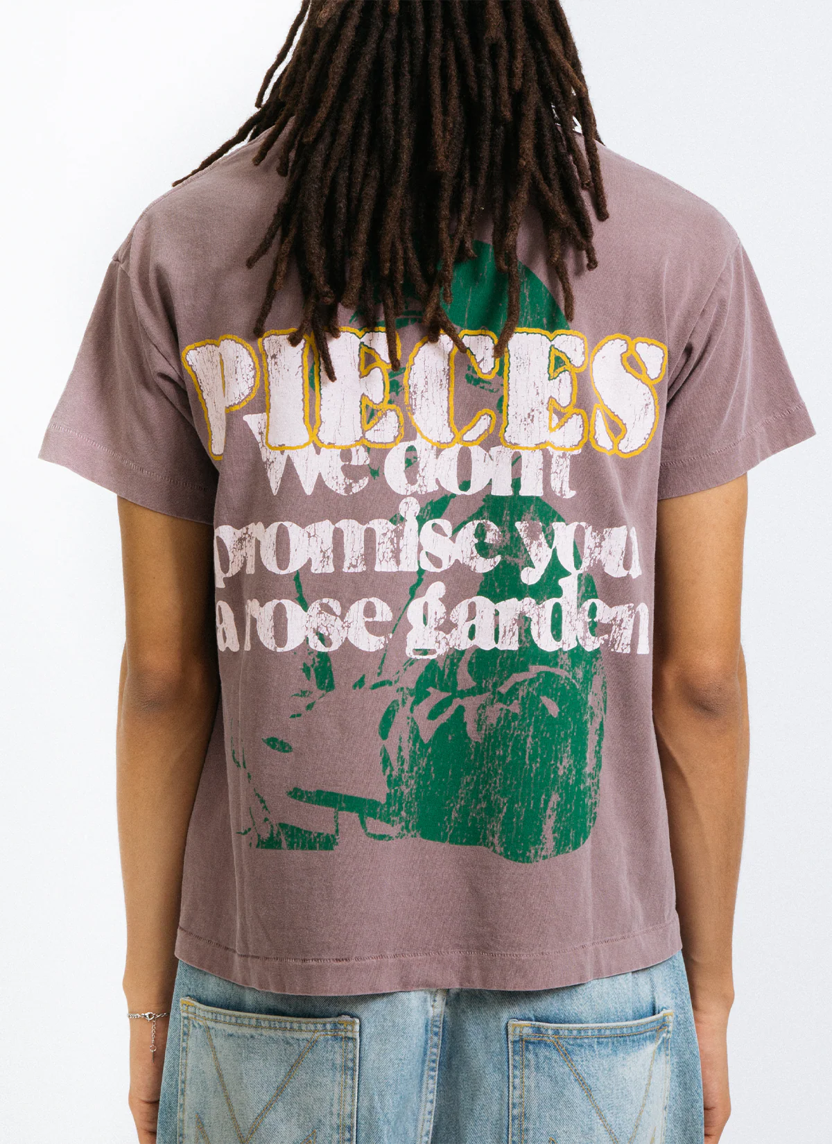 Pieces Rose Garden Tee Vintage Brown Stone - Image 6