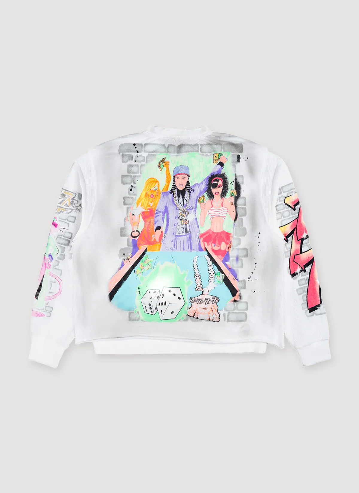 Triple Sevens Player Thermal Longsleeve White - Image 2