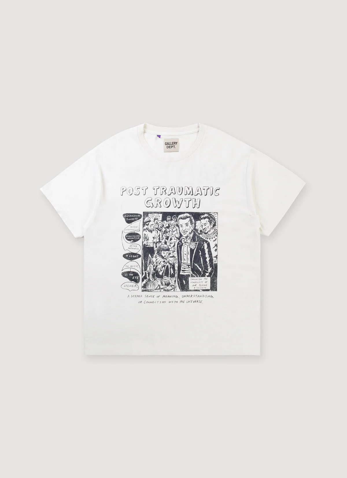 Gallery Dept. Post Traumatic Growth Tee Archival White
