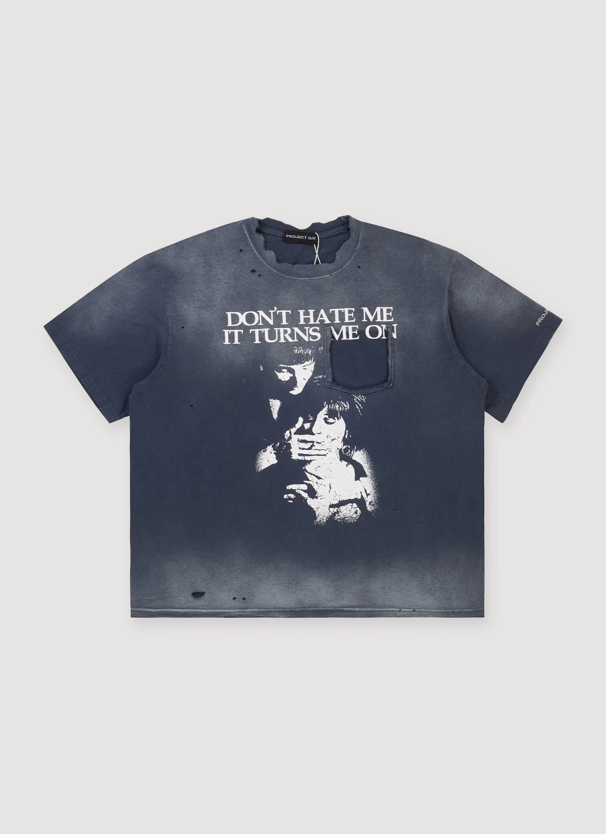 Project G/R Locally Hated Tee Washed Navy