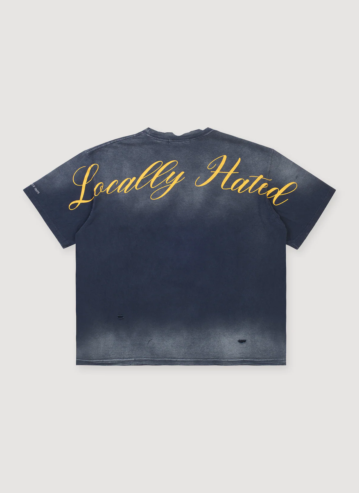 Project G/R Locally Hated Tee Washed Navy - Image 2