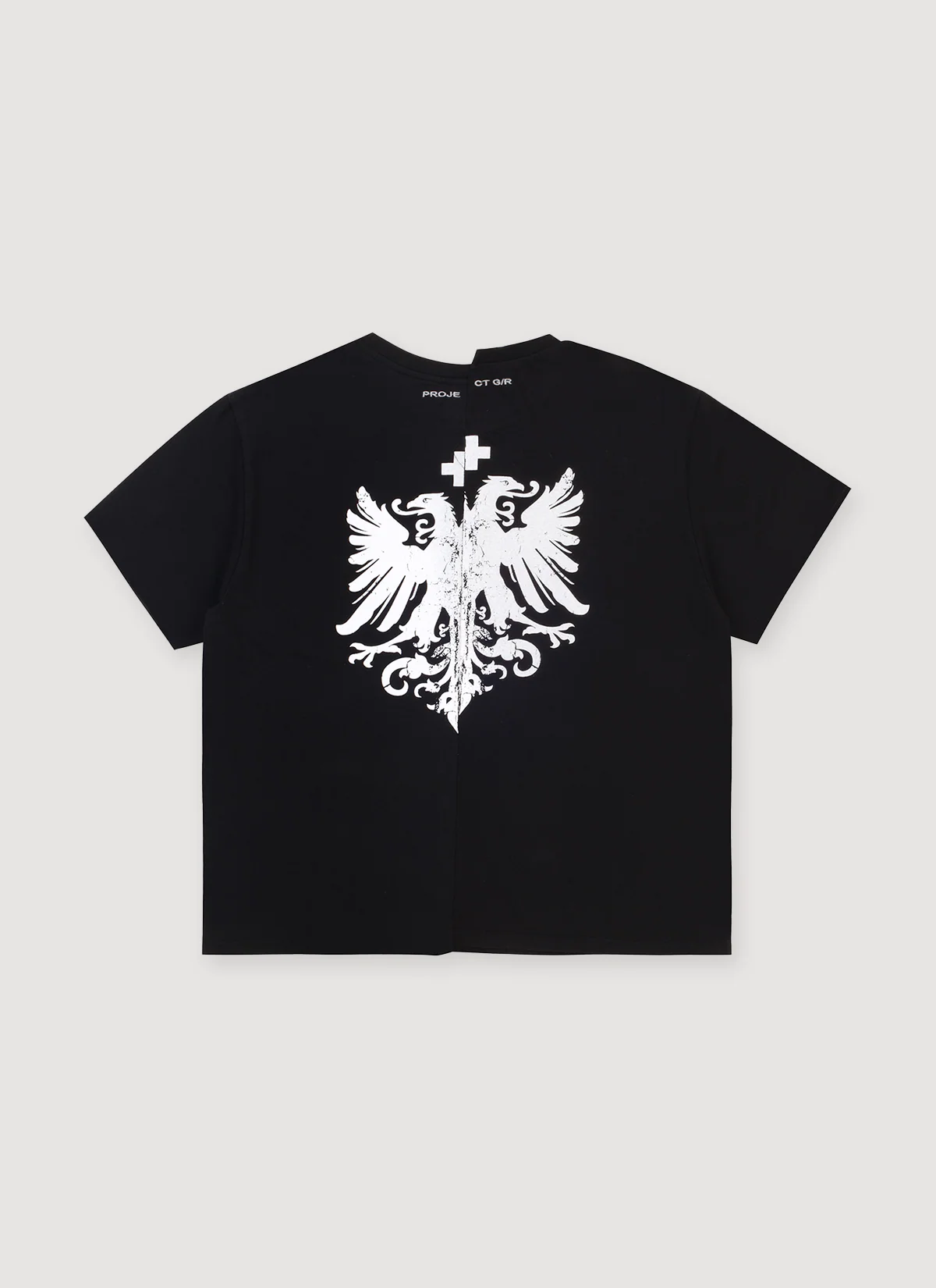 Project G/R Tight Fit Split Tee Black - Image 2