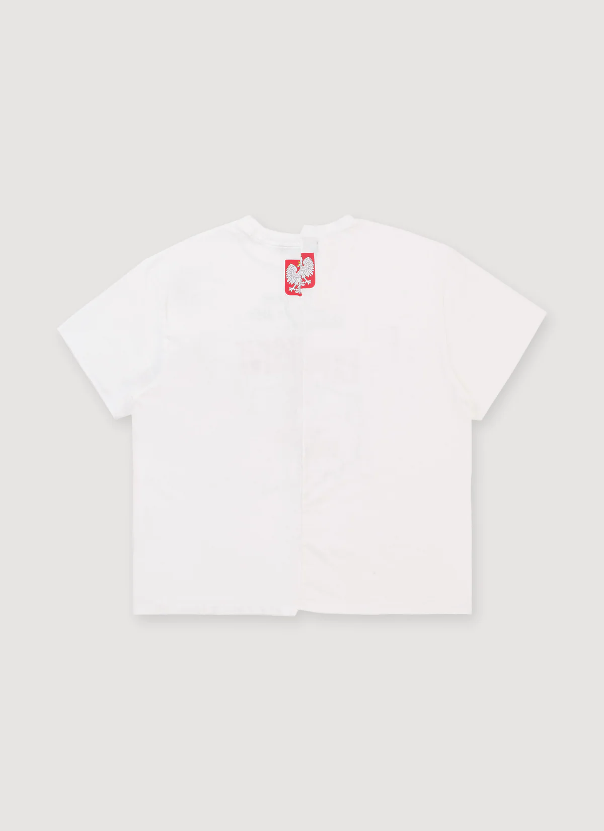 Project G/R Tight Fit Split Tee White - Image 2