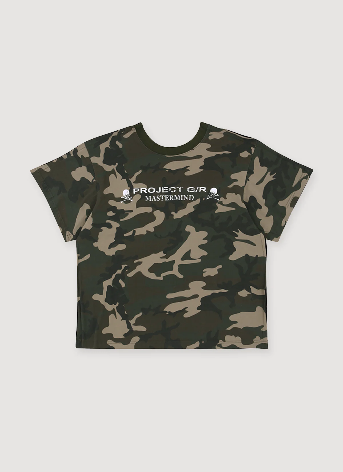 Project G/R Mastermind MMJ Two Faced Outseam Tee Camo Black