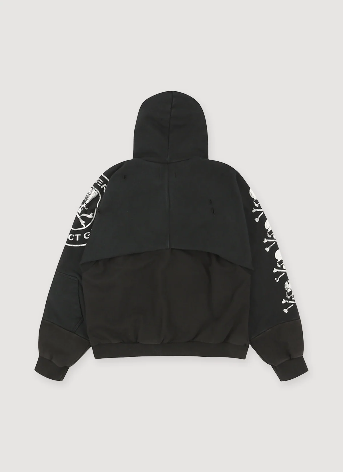 Project G/R Mastermind Reconstructed Folded Sweatshirt Black - Image 2