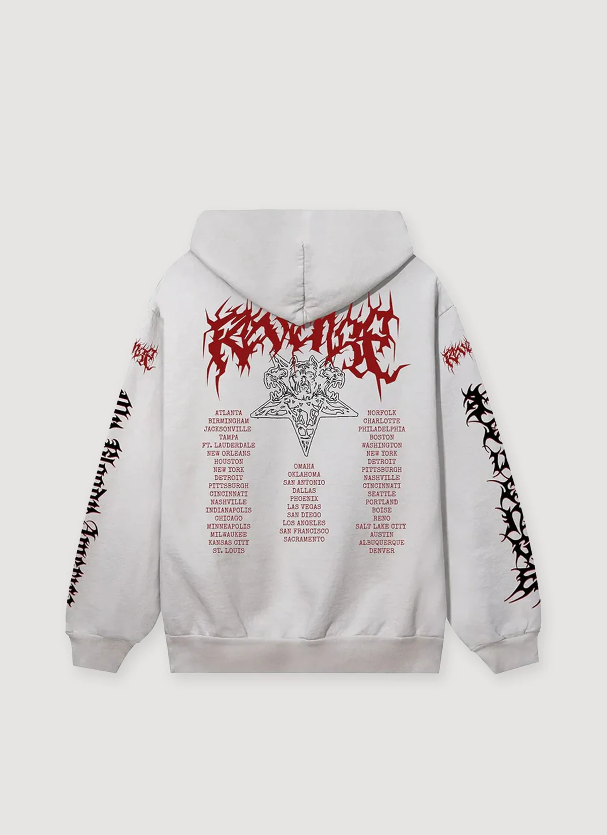 Revenge City Morgue Metal Tour Sweatshirt - Image 4