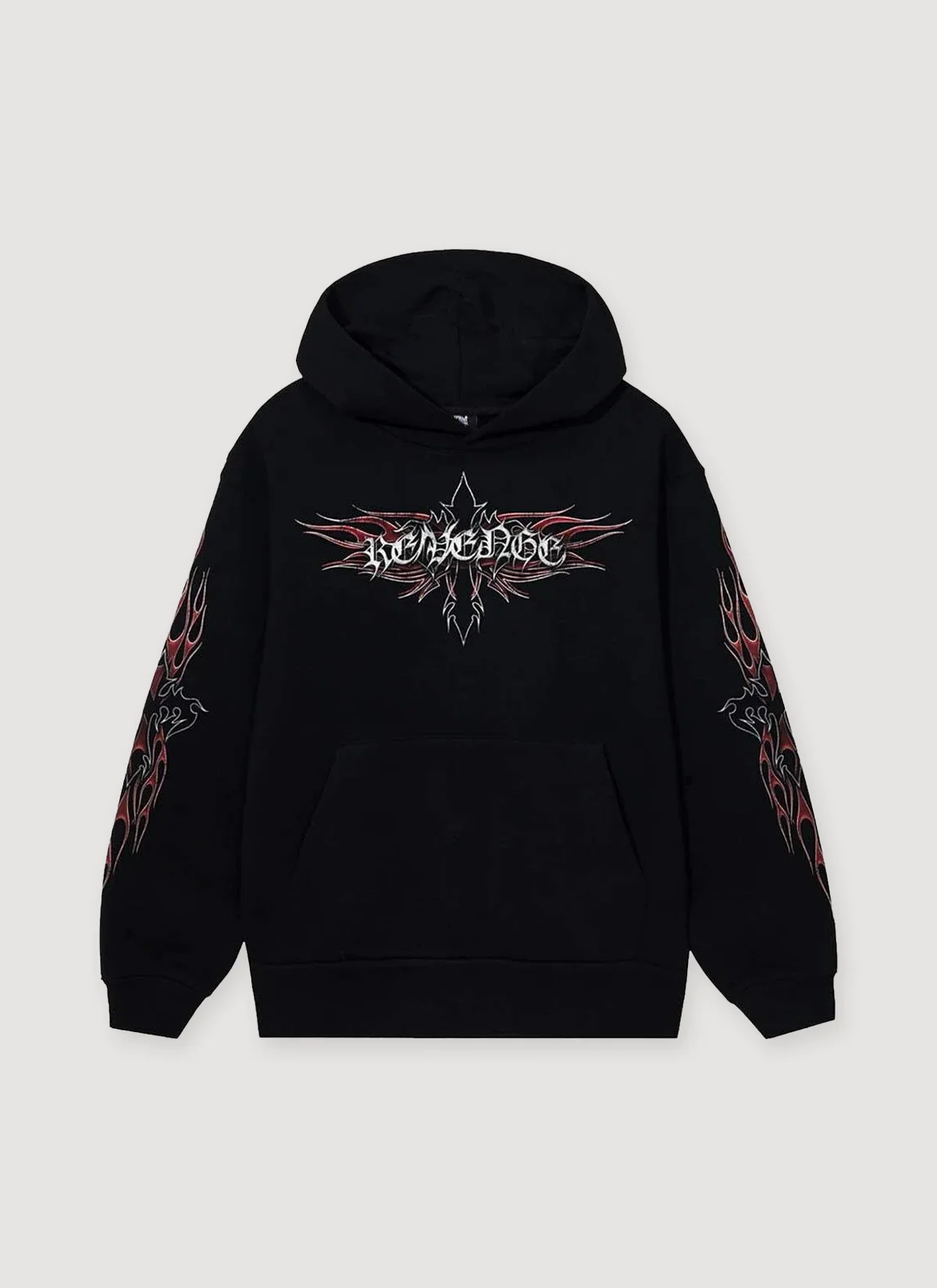 Revenge Flaming Cross Sweatshirt - Image 3