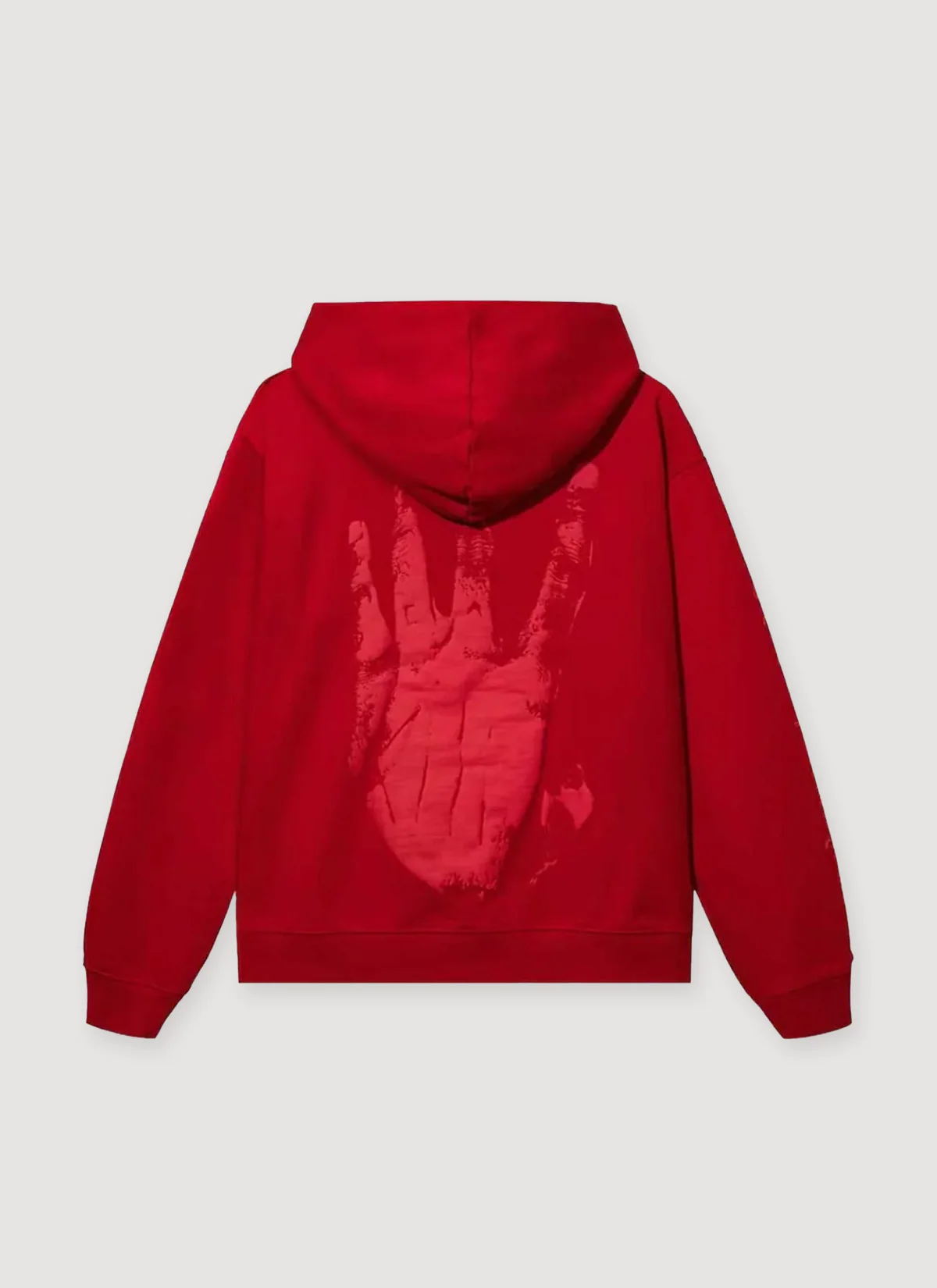 Revenge XXXtentacion Kill Outline Sweatshirt Red - Image 2
