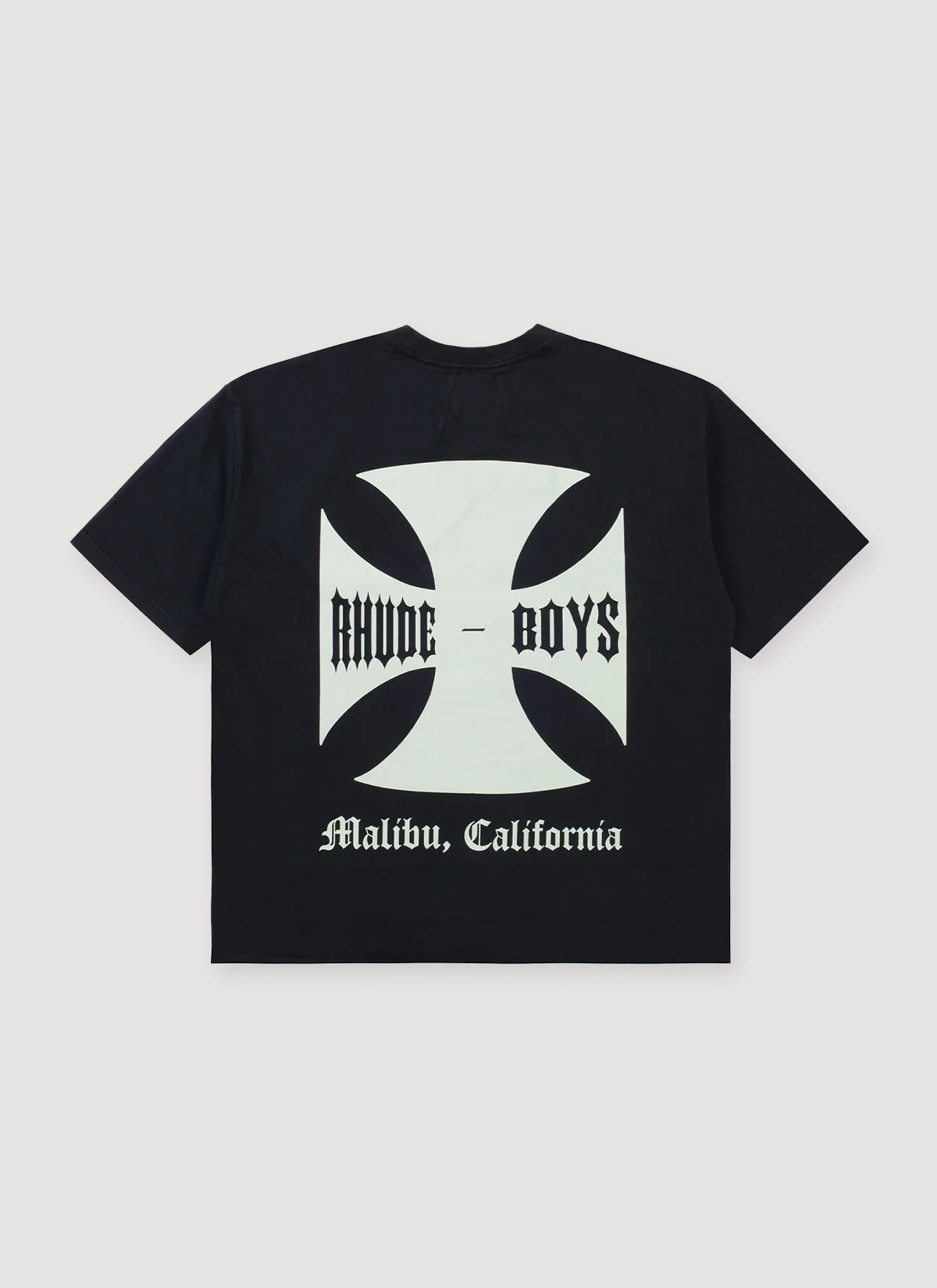 Rhude Malibu Tee Vintage Black - Image 2