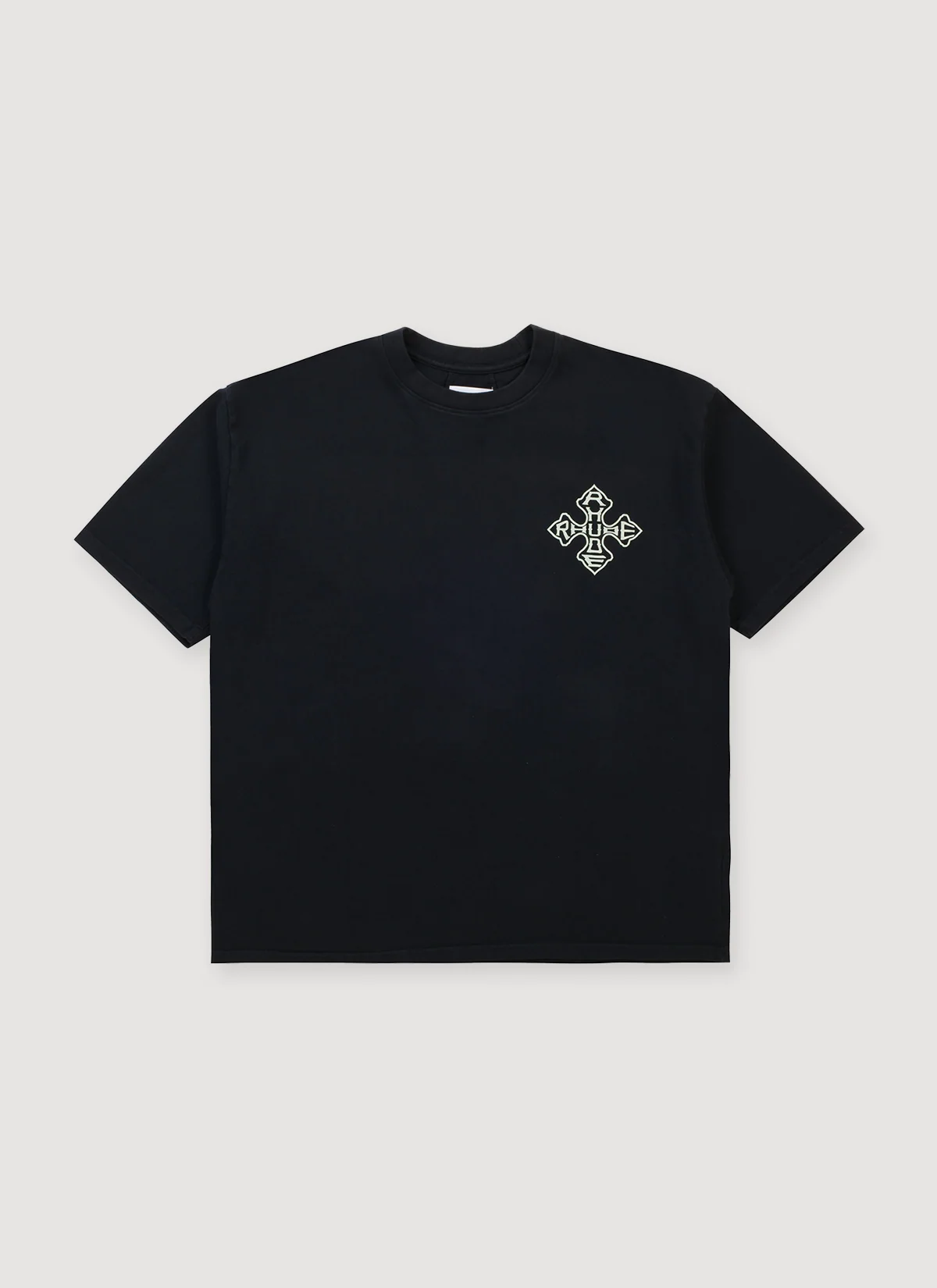 Rhude Cross Tee Vintage Black