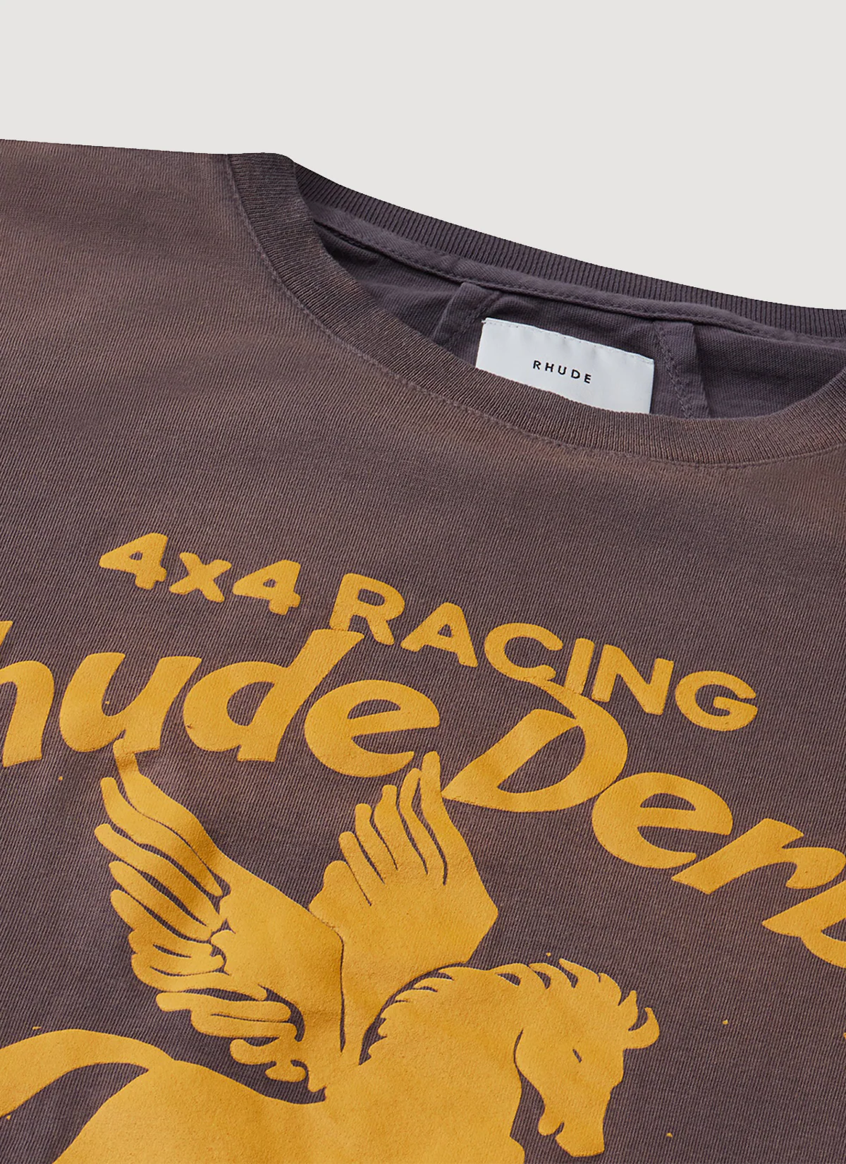 Rhude Derby Tee Vintage Grey - Image 3