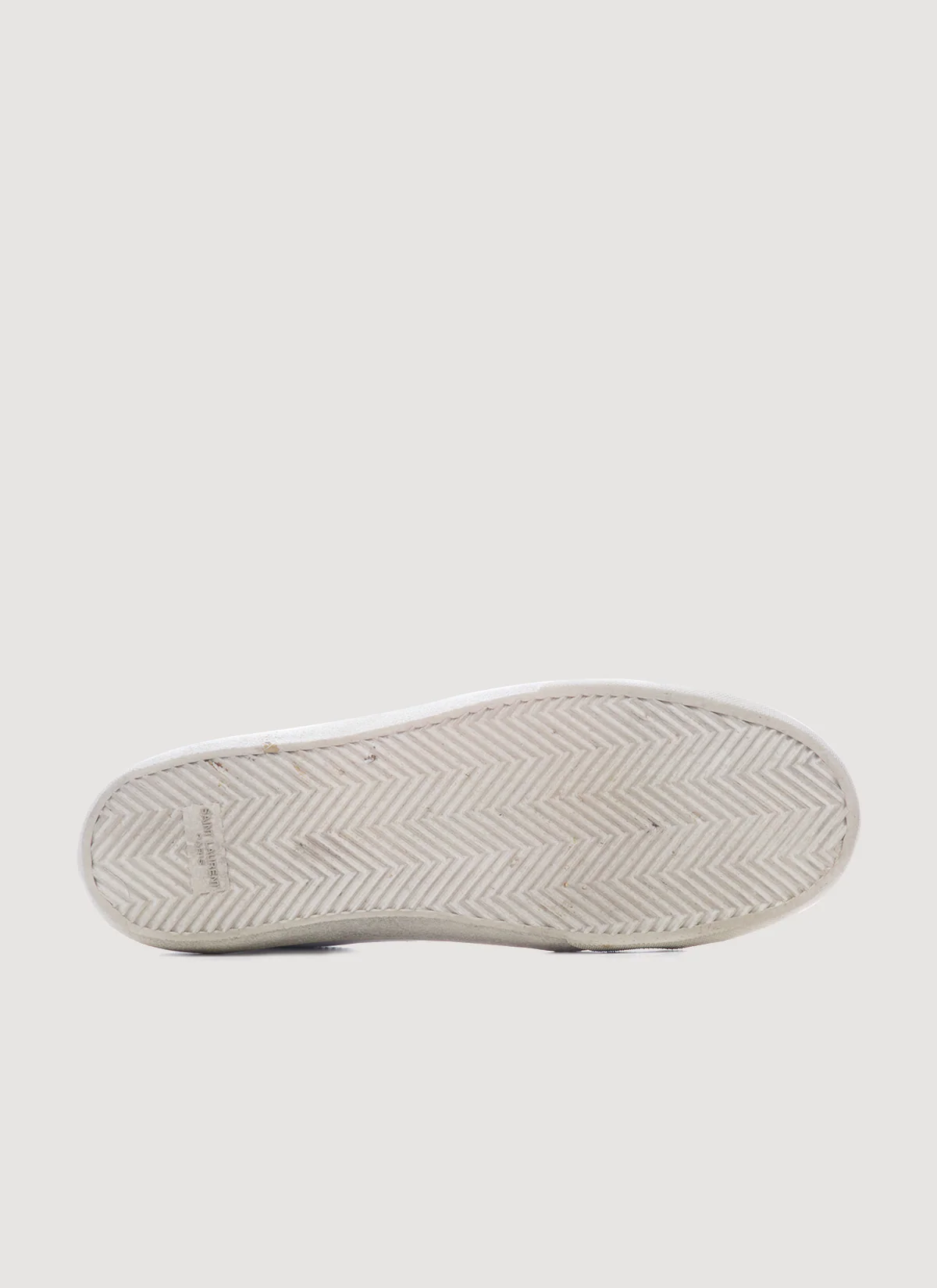 Saint Laurent SL37 Patch High Top Sneaker White (Pre-Owned) - Image 2