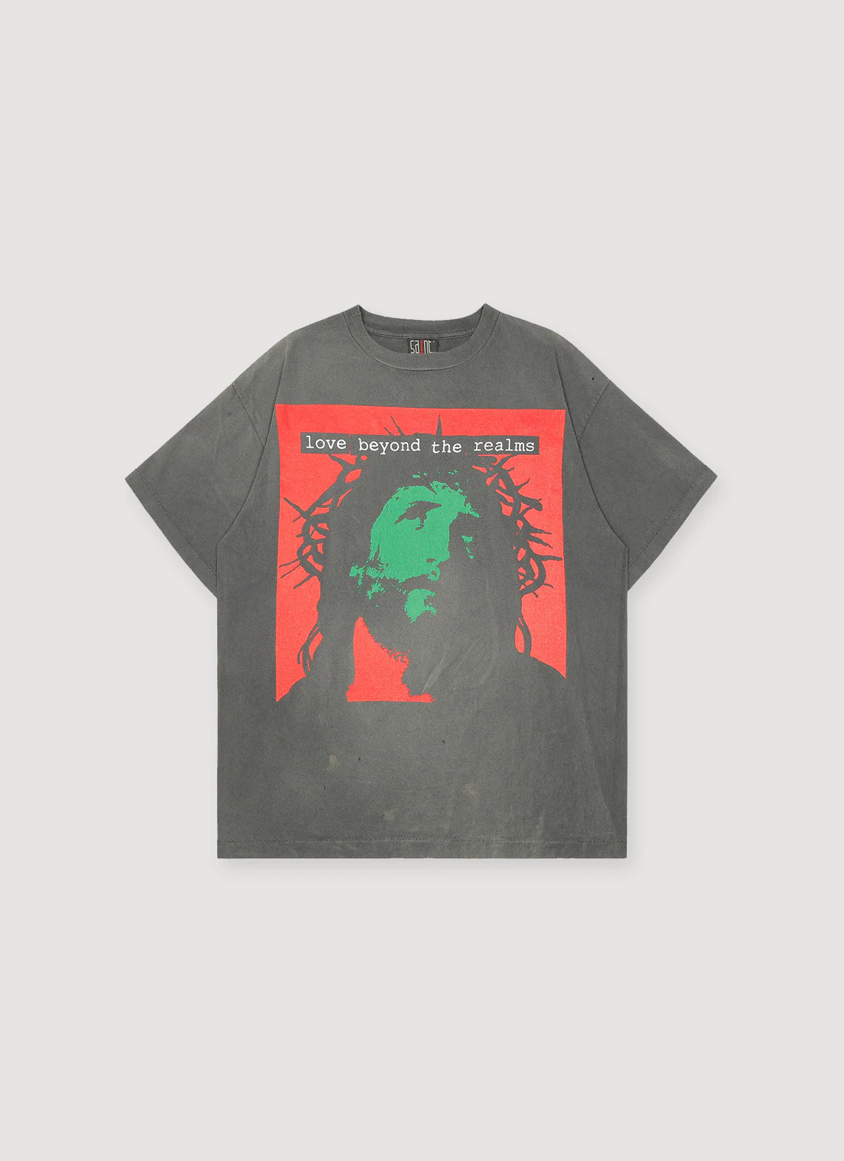 Saint Michael Kosuke Kawamura Love Beyond Tee Vintage Black