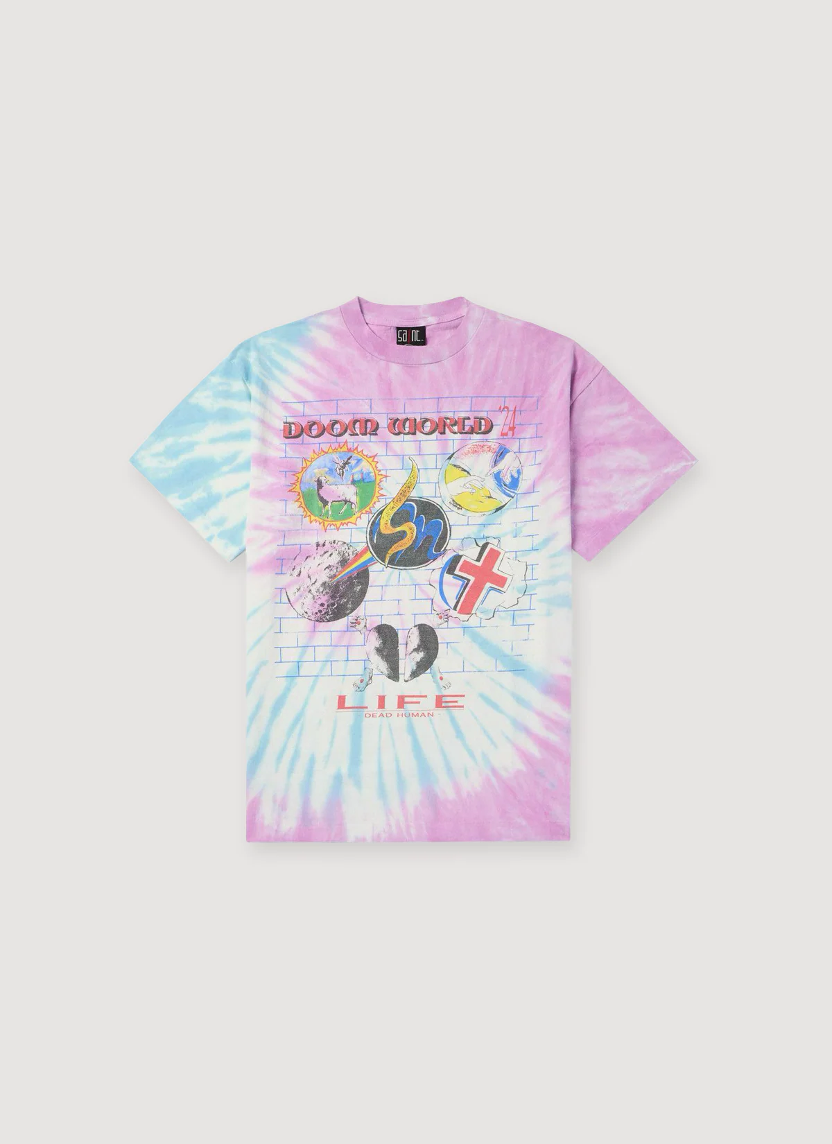 Saint Michael LASTMAN DOOM WRLD Tee Tie Dye