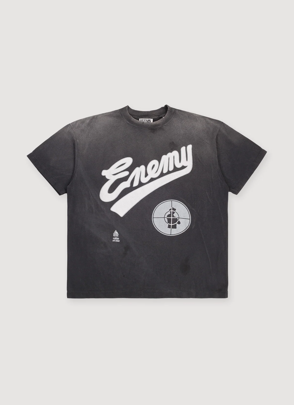 Saint Michael Public Enemy Saint Enemy Tee Vintage Black
