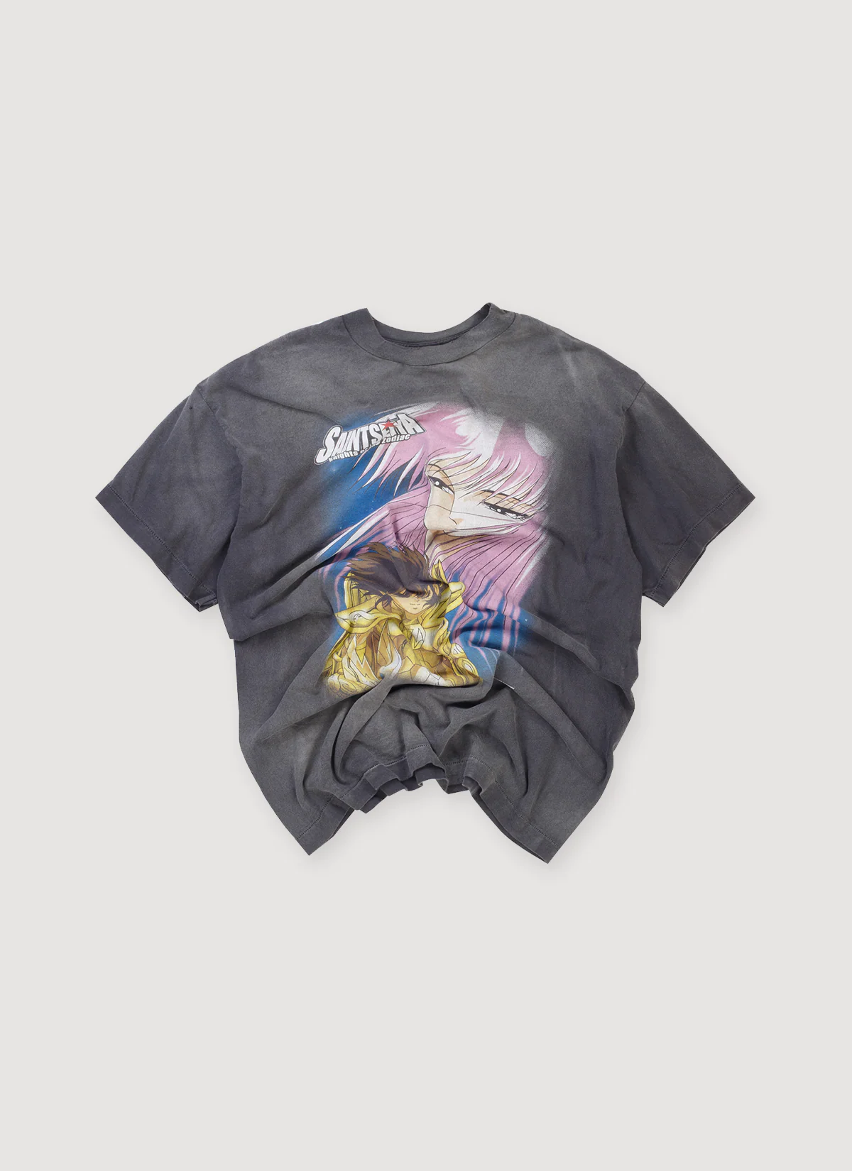 Saint Michael Saint Seiya Knights of Zodiac Tee Vintage Black (Pre-Owned)