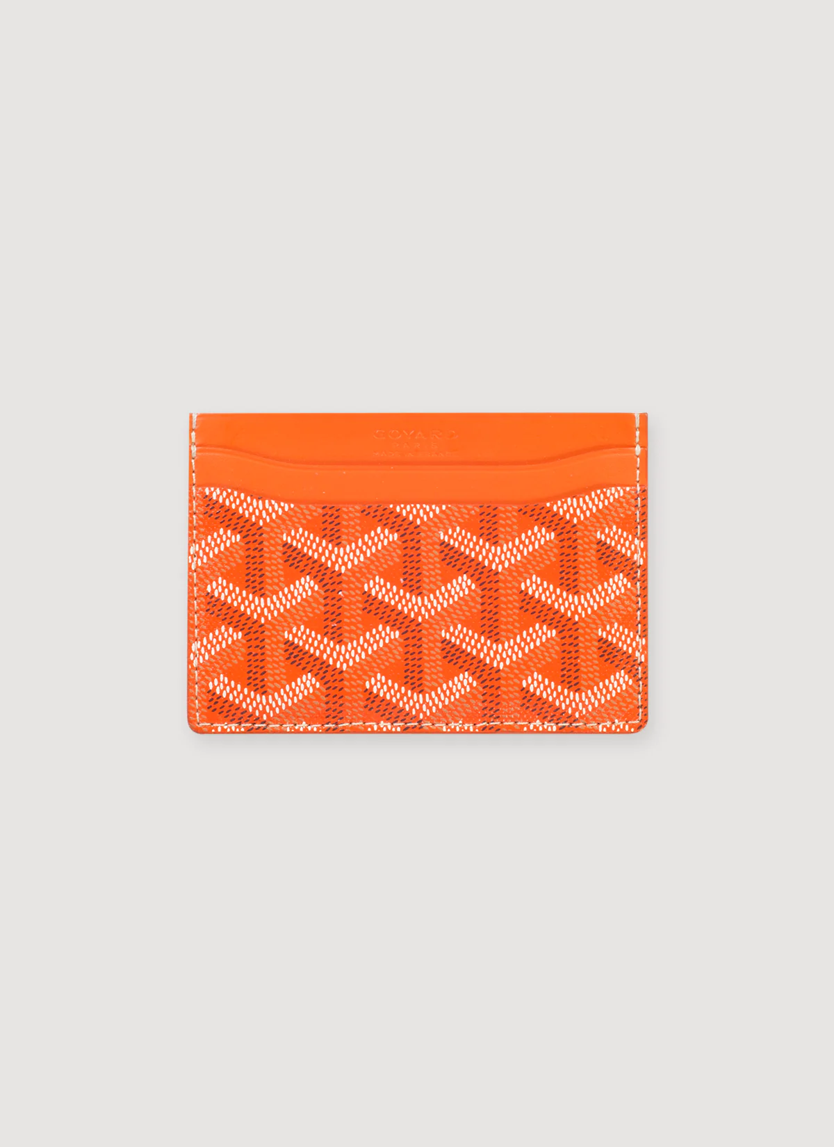 Goyard Saint-Sulpice Card Wallet Orange (Pre-Owned)