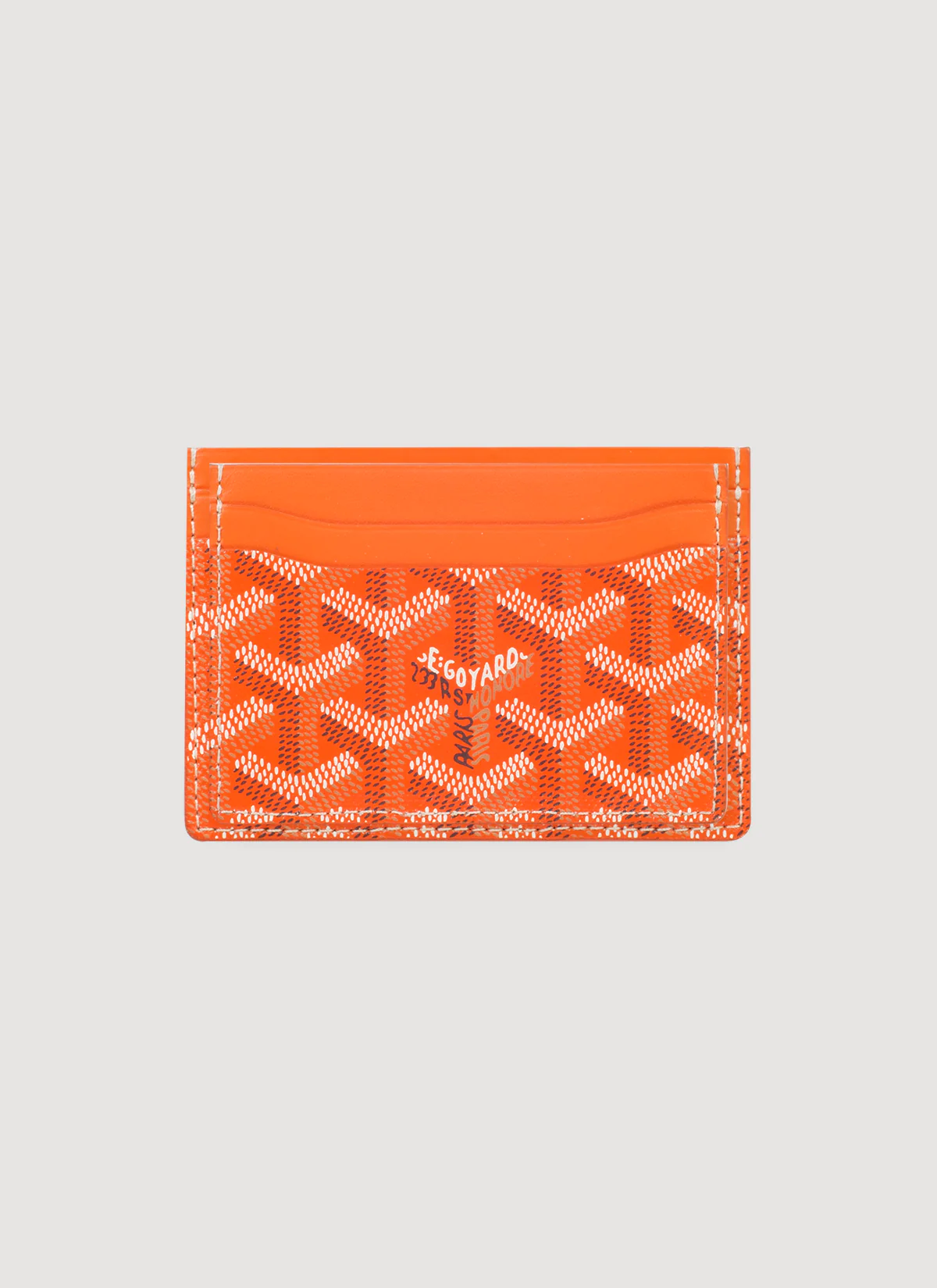 Goyard Saint-Sulpice Card Wallet Orange (Pre-Owned) - Image 2