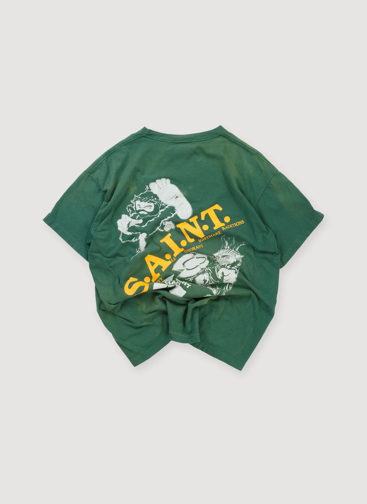 Saint Michael Sean Wotherspoon Saint Clan Tee Green (Pre-Owned) - Image 2