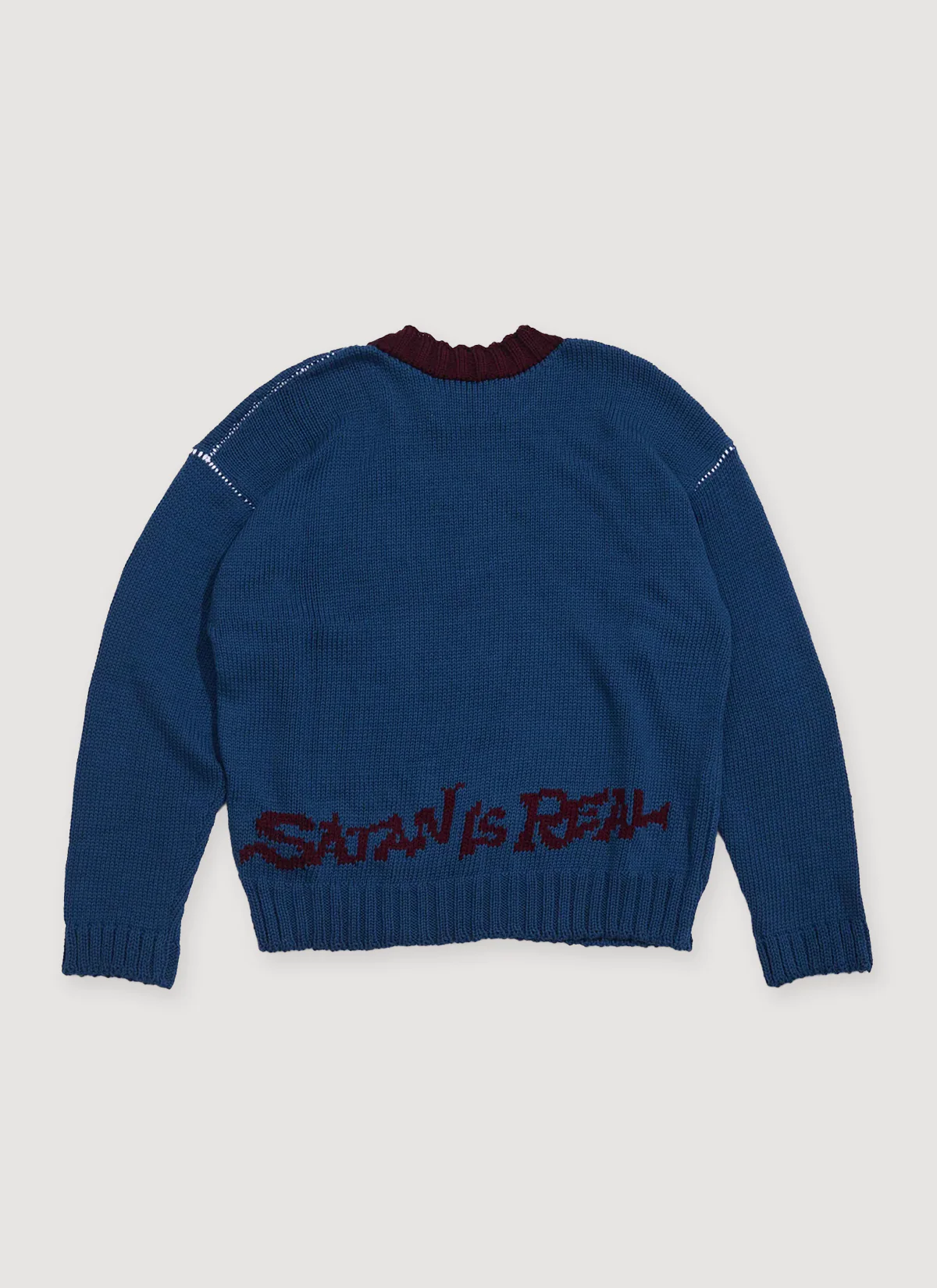 Paly Hollywood Sins Hand Knitted Sweater Navy - Image 2