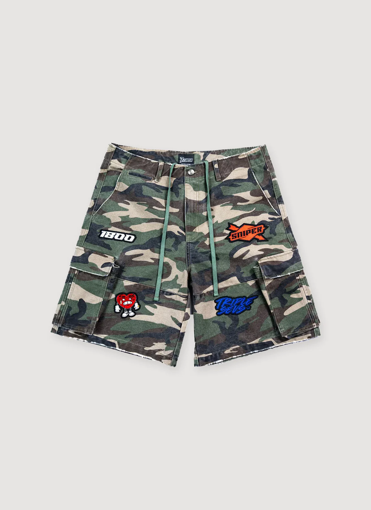 Triple Sevens Sniper Gang Shorts Camo