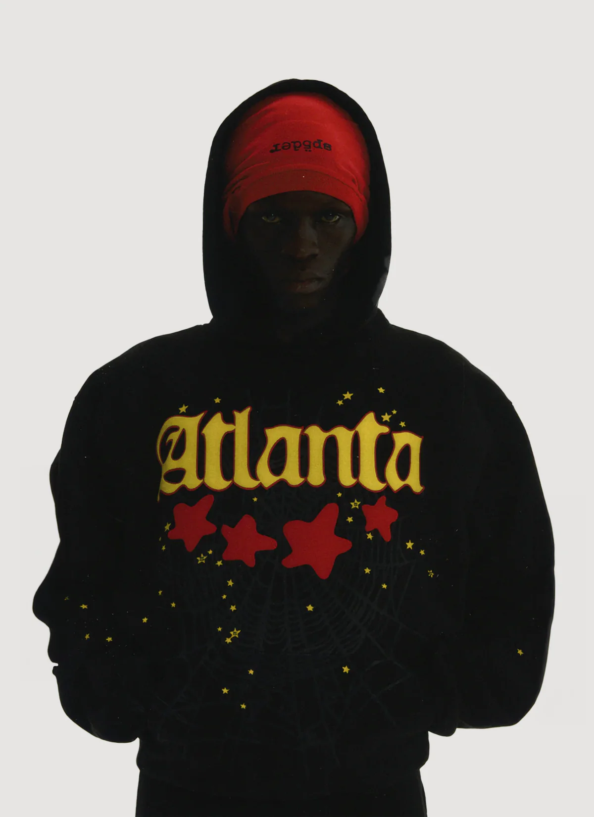 Sp5der Worldwide Atlanta Sweatshirt Black Yellow - Image 4