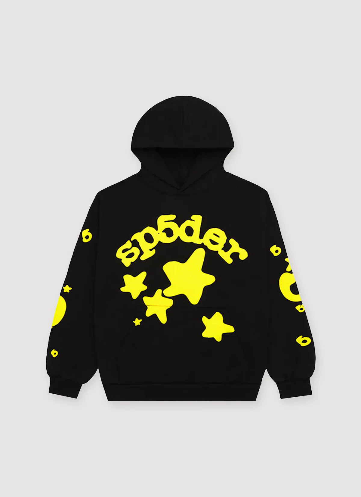 Sp5der Worldwide Beluga Sweatshirt Black Yellow