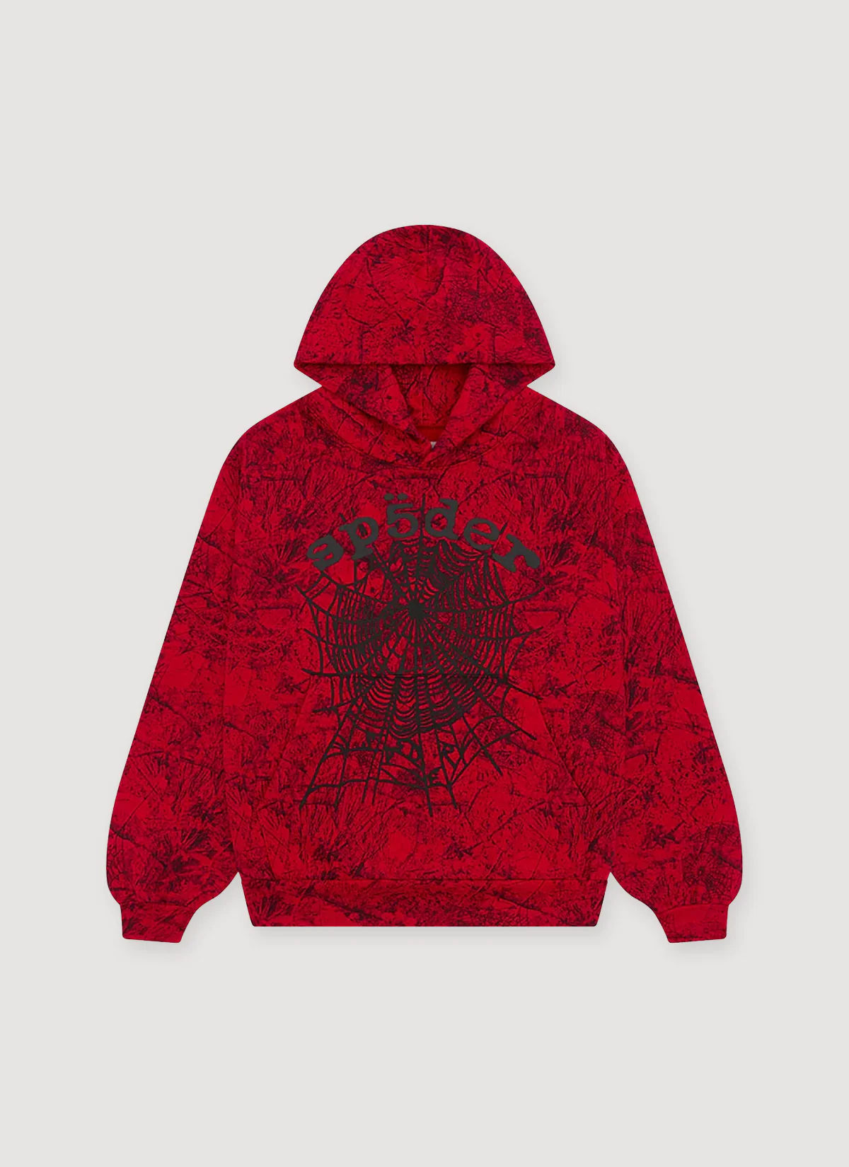 Sp5der Worldwide OG Tree Camo Sweatshirt Red