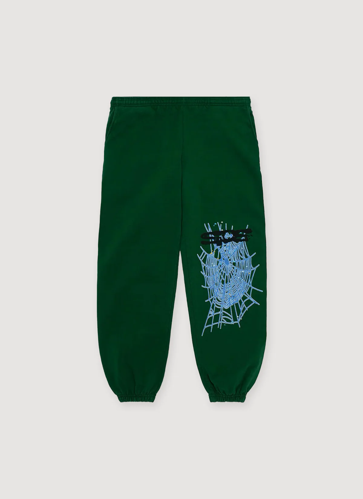 Sp5der Worldwide Web Sweatpants Hunter Green