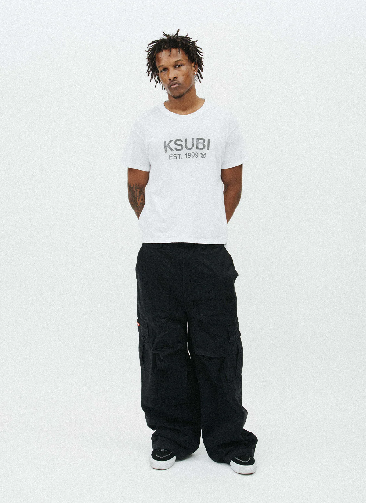 Ksubi State Slub Sid Tee White - Image 3