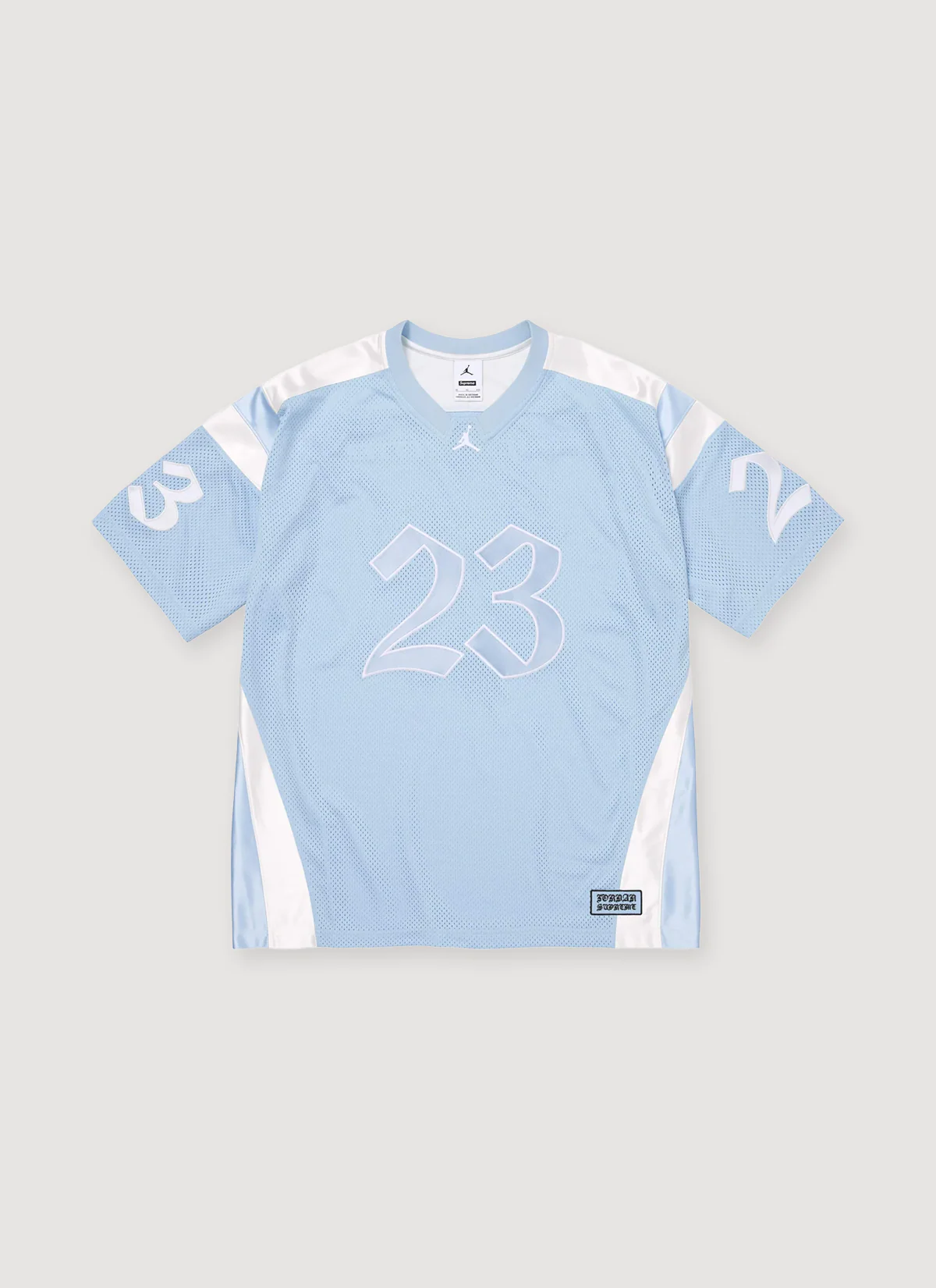 Supreme Jordan Warm Up Jersey Light Blue