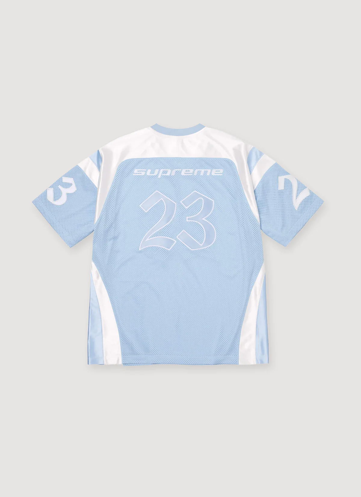 Supreme Jordan Warm Up Jersey Light Blue - Image 2