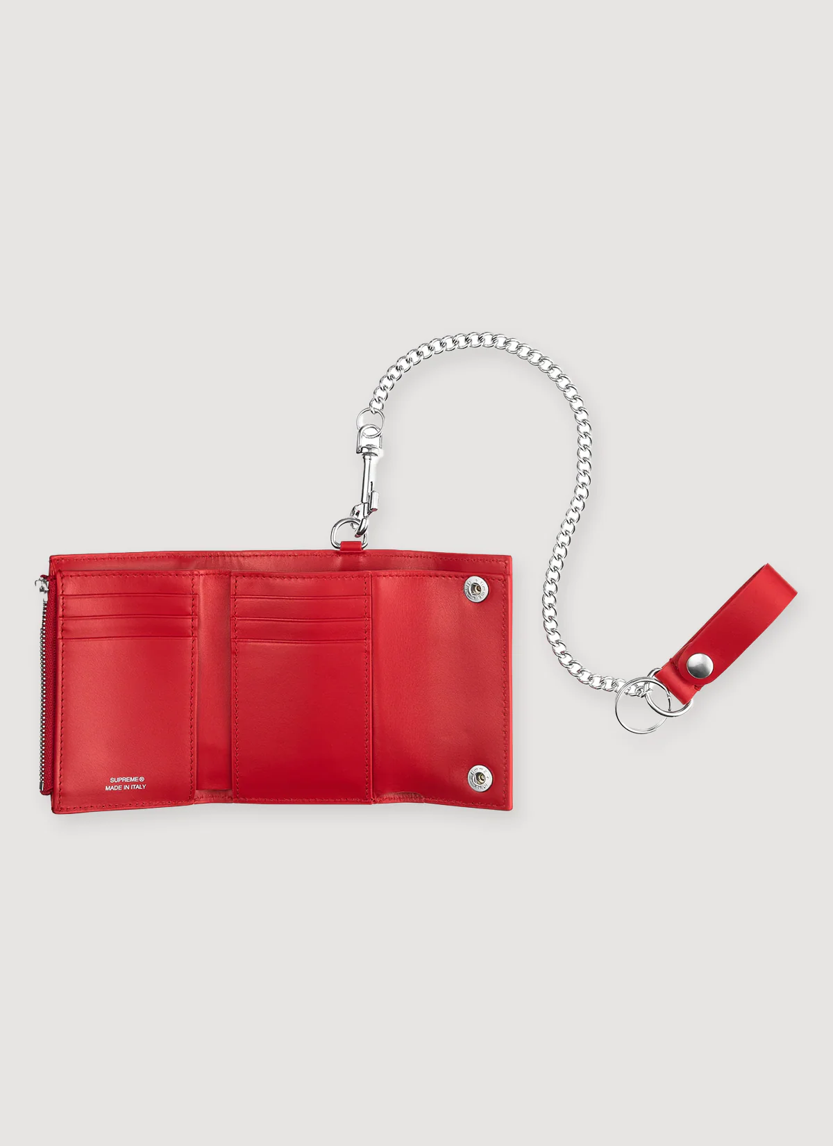 Supreme Leather Chain Wallet - Image 3