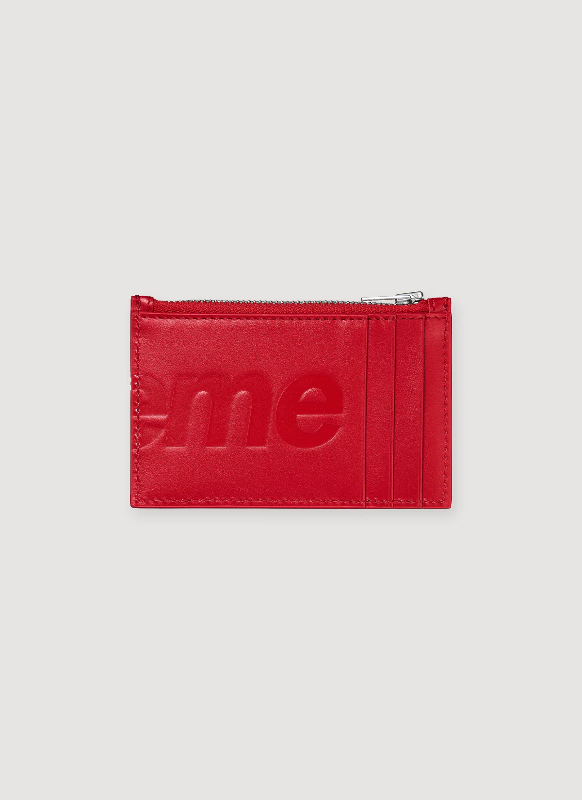 Supreme Leather Zip Card Holder - Image 2