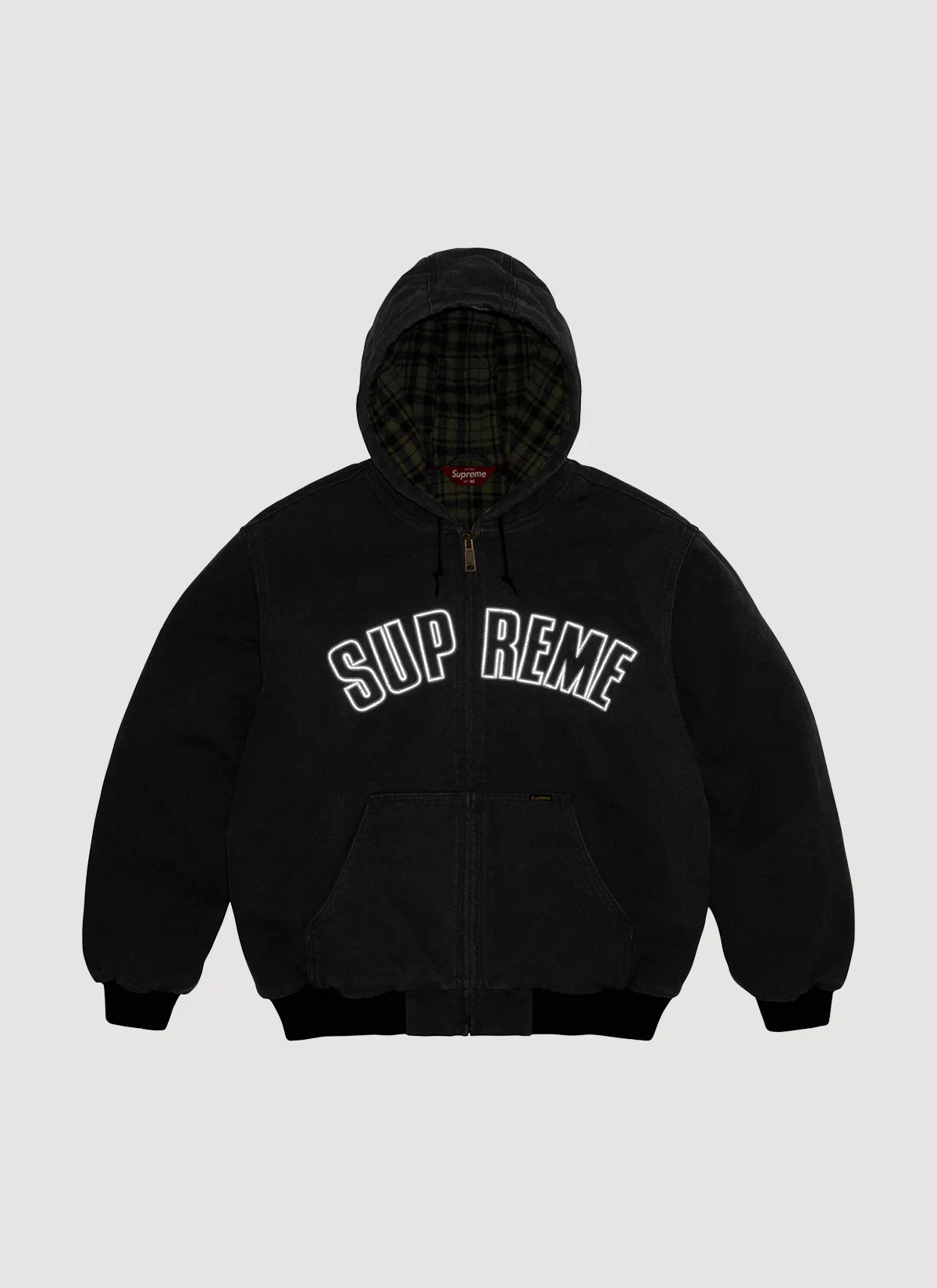 Supreme Reflective Arc Hooded Work Jacket - Image 4