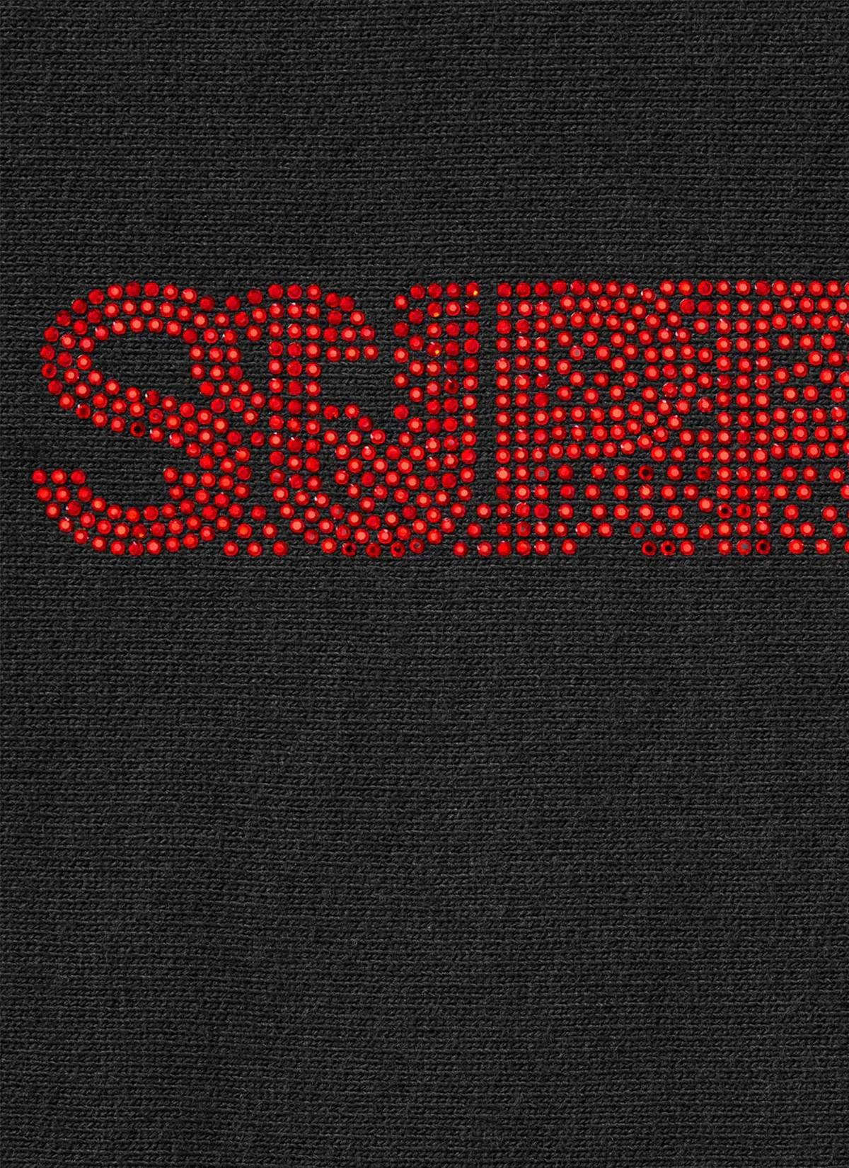 Supreme Swarovski Motion Logo Sweatshirt Black - Image 2